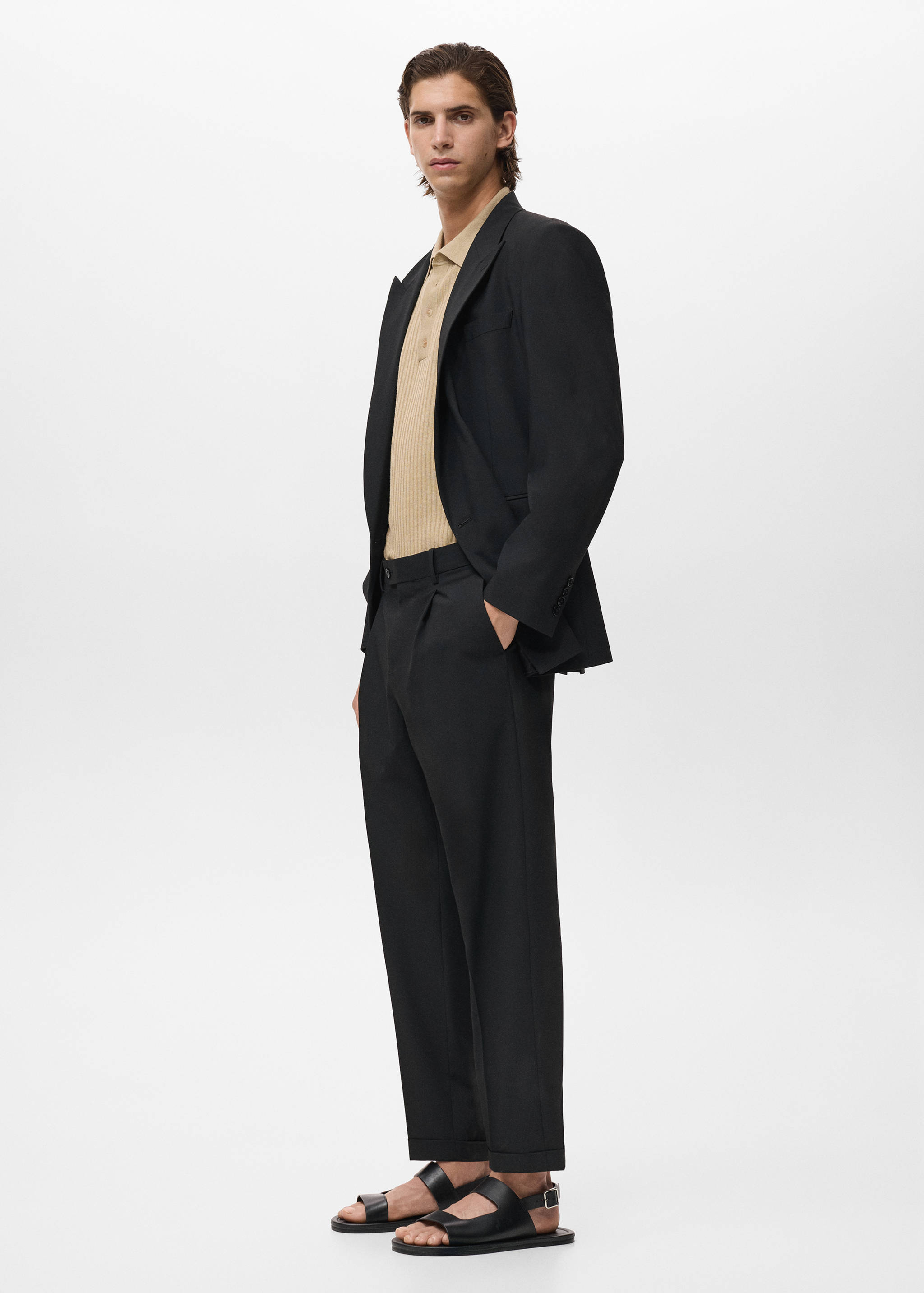 Boston regular-fit suit trousers - Details of the article 2