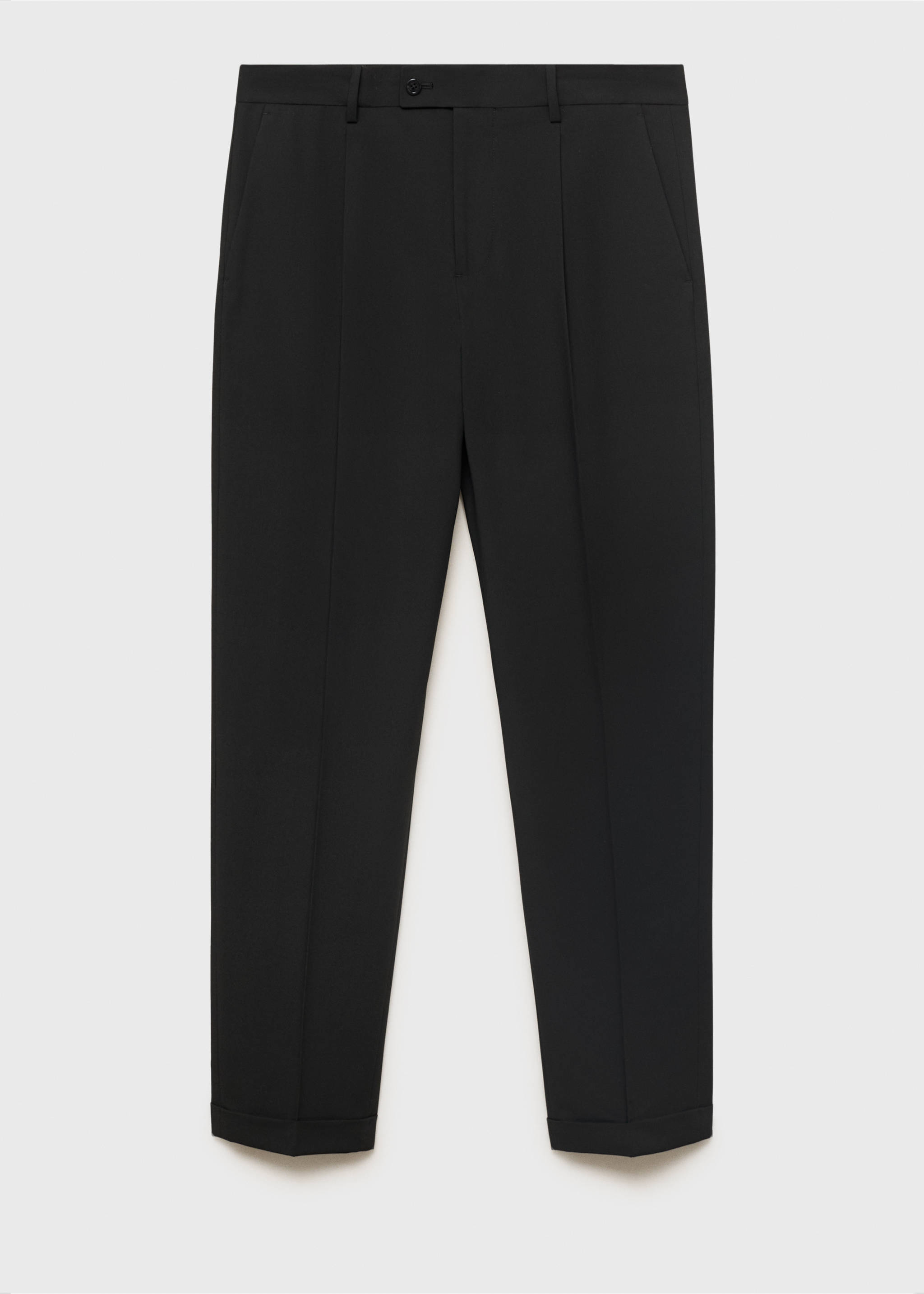 Boston regular-fit suit pants - Article without model, Black. Ref: 17071189-00.