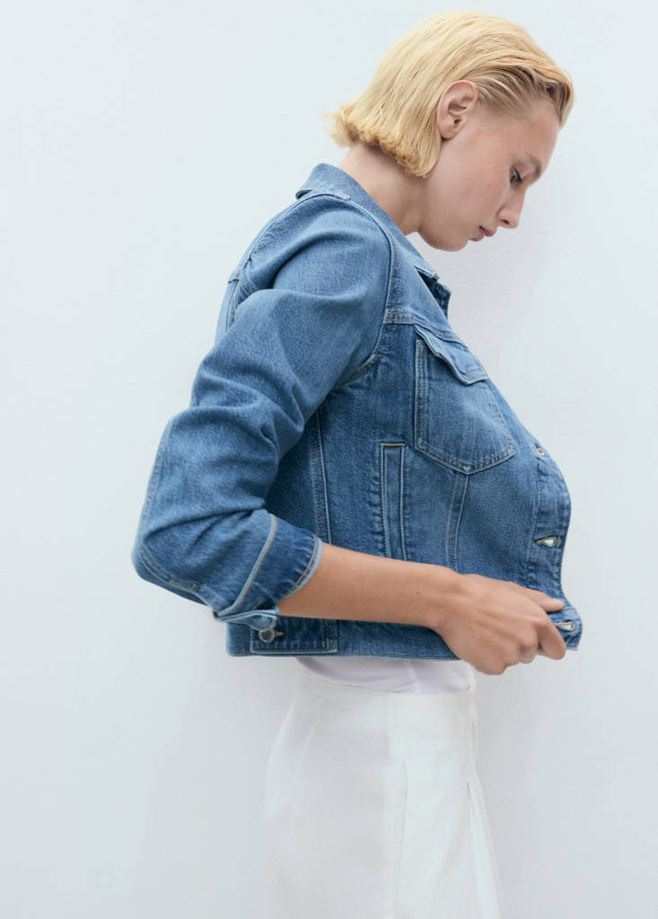 Pockets denim jacket — Medium Blue