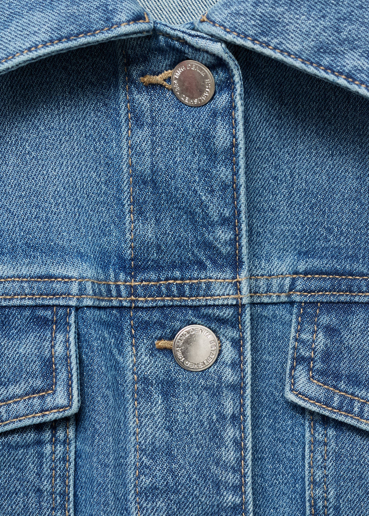 Pockets denim jacket — Medium Blue