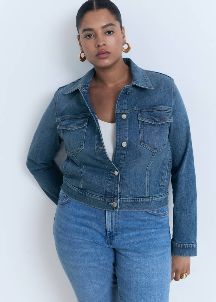 Pockets denim jacket — Medium Blue