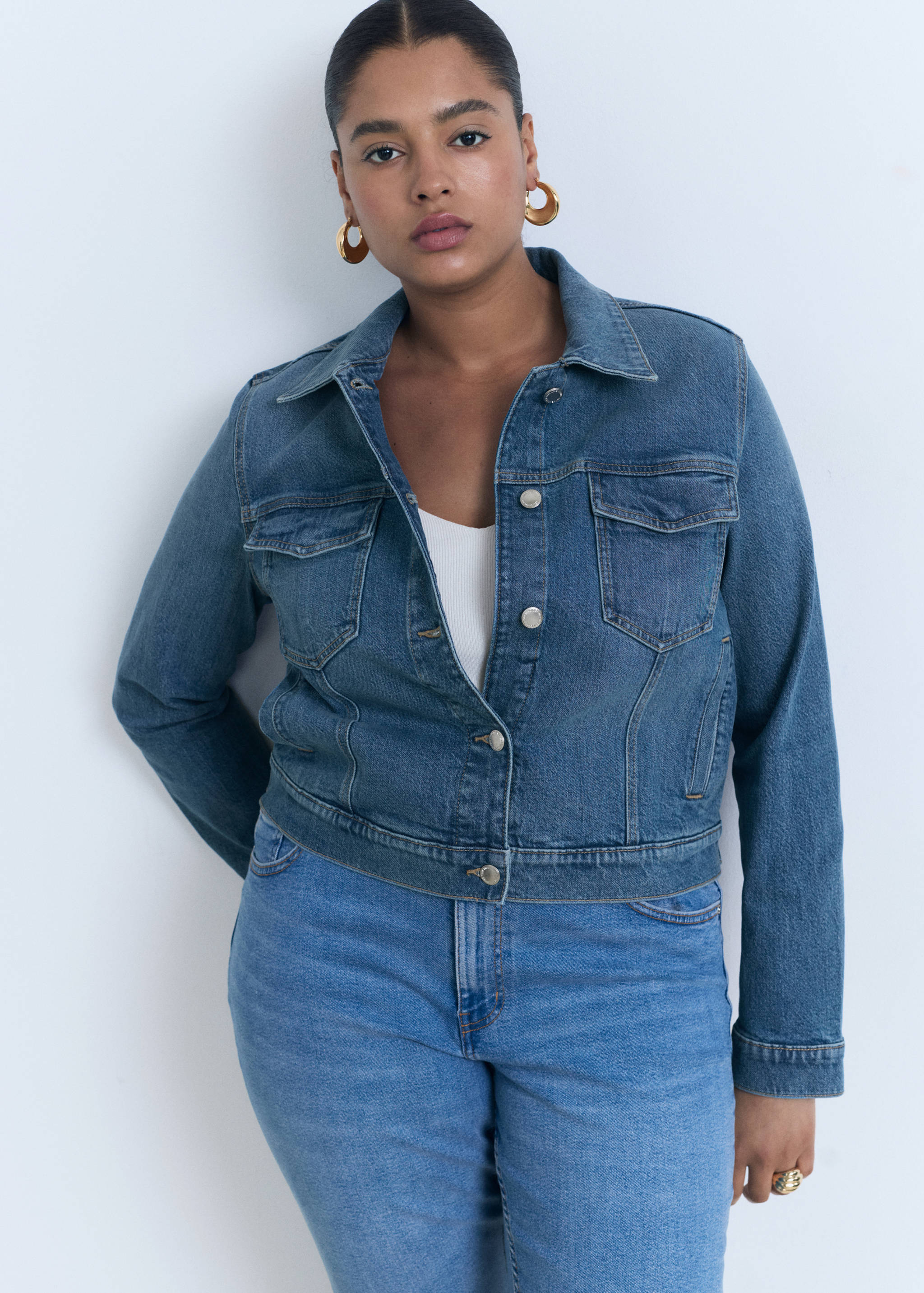 Veste jean poches - Détail de l'article 5