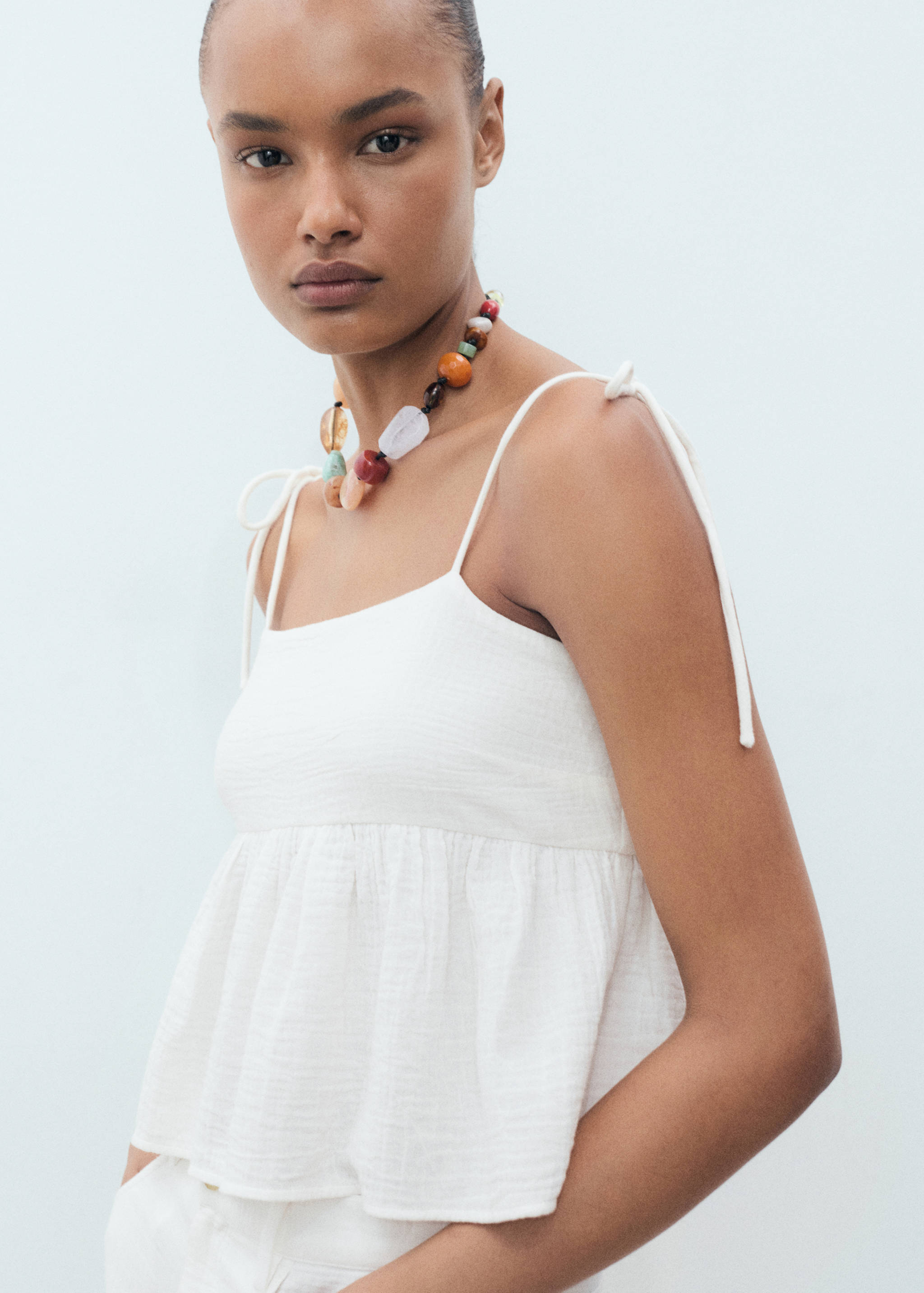 Top de algodão com folho - Pormenor do artigo 6