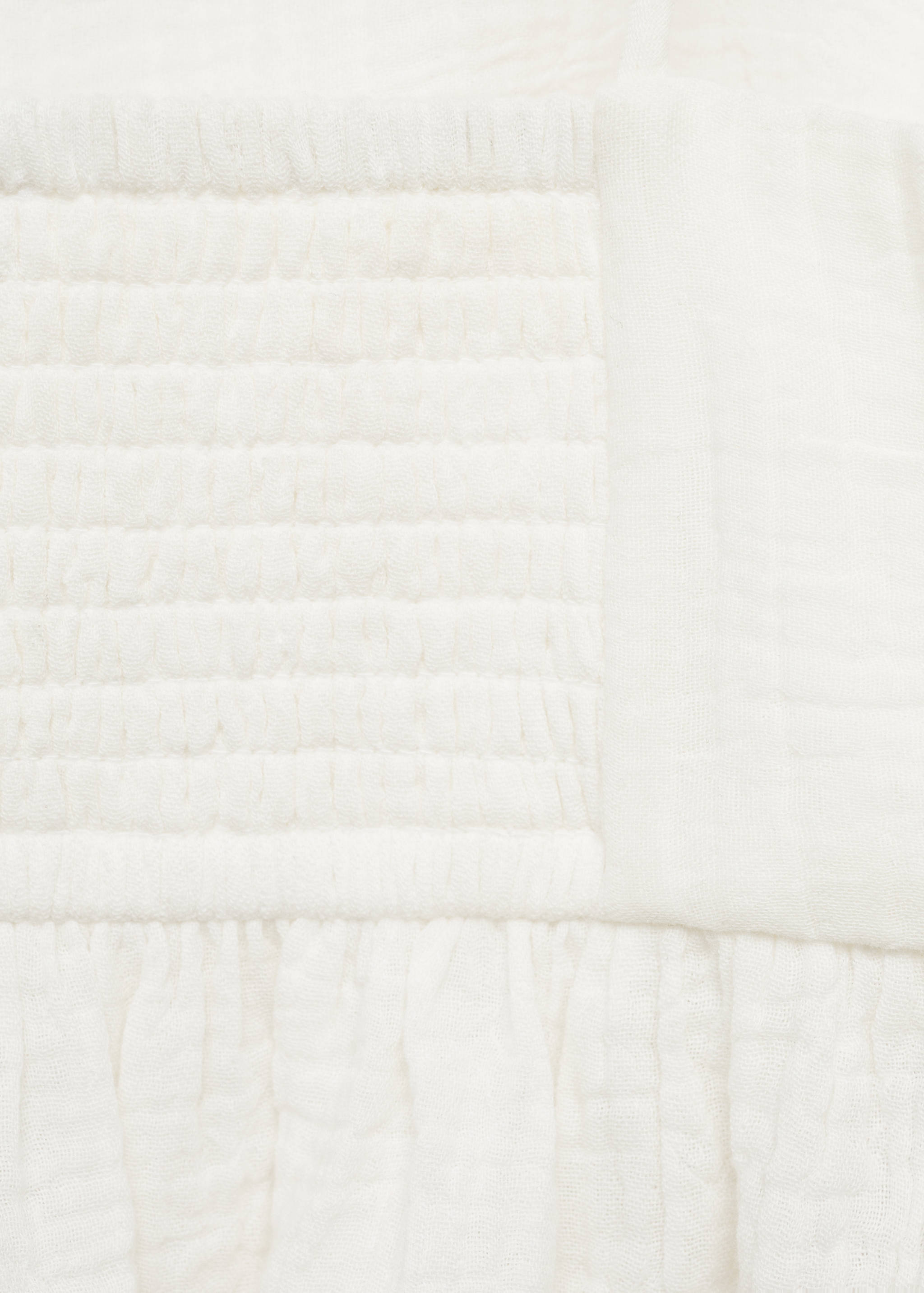 Top de algodão com folho - Pormenor do artigo 0