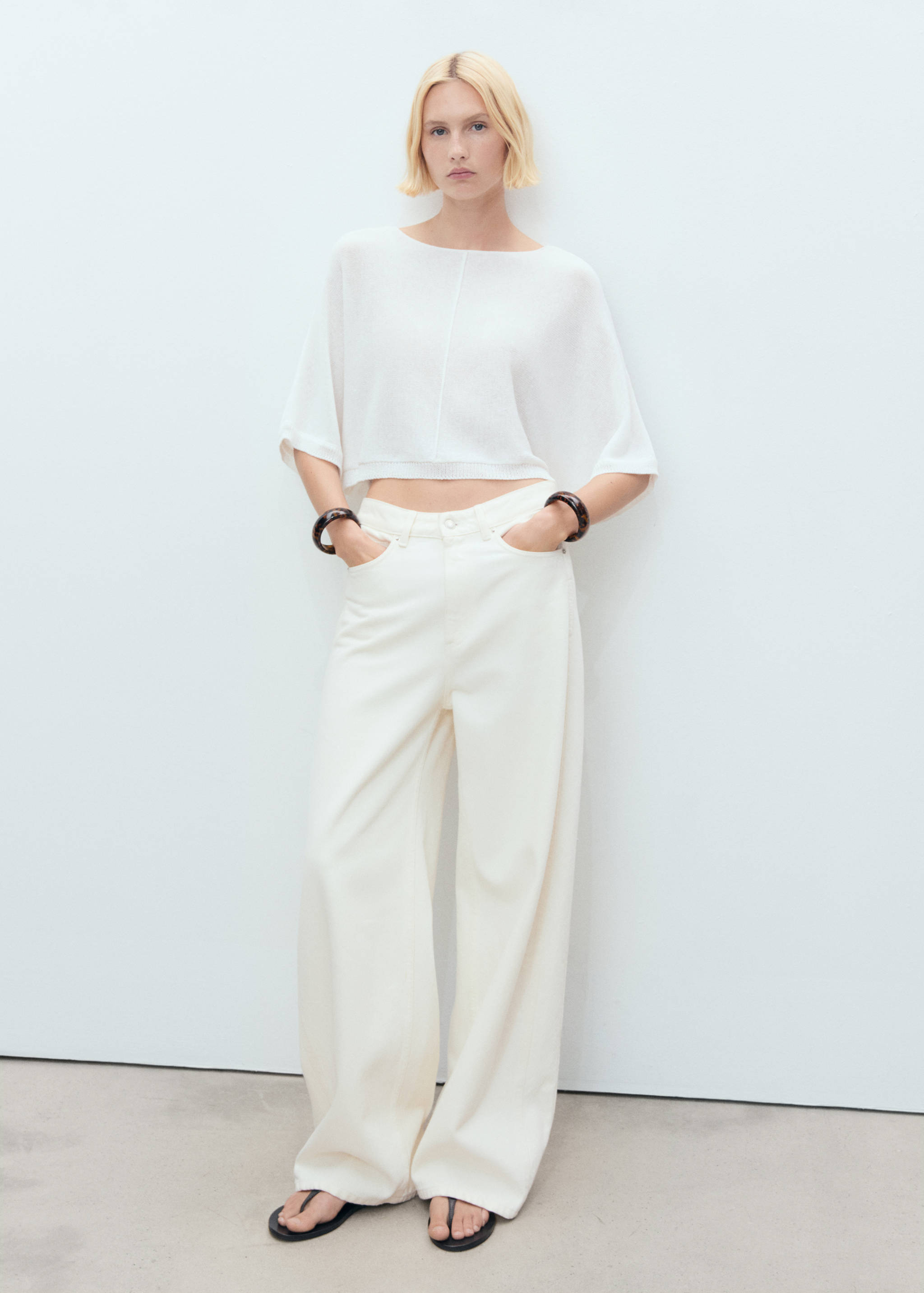 Pull-over maille fine oversize - Plan général