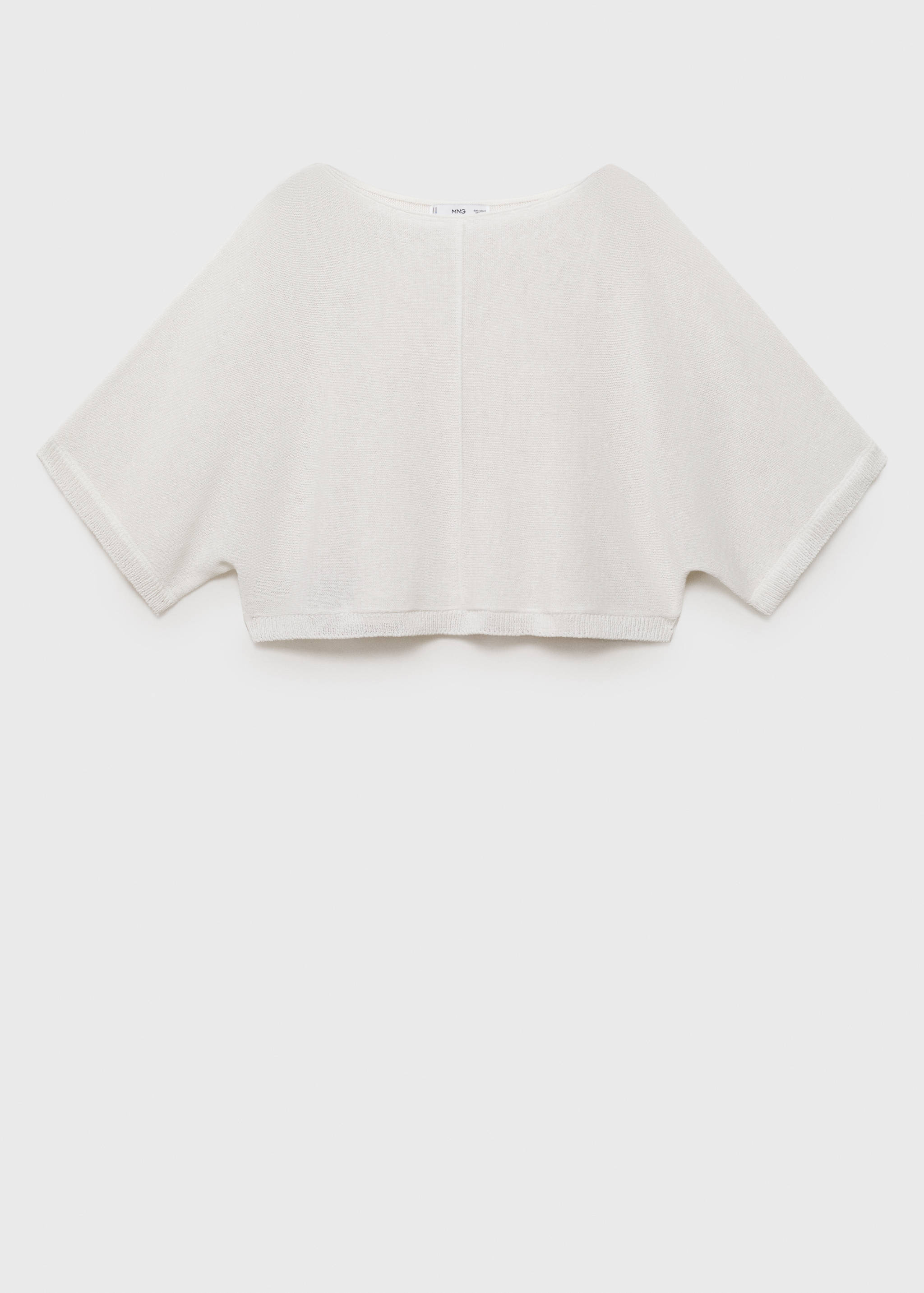 Oversized fine-knit sweater - Article without model