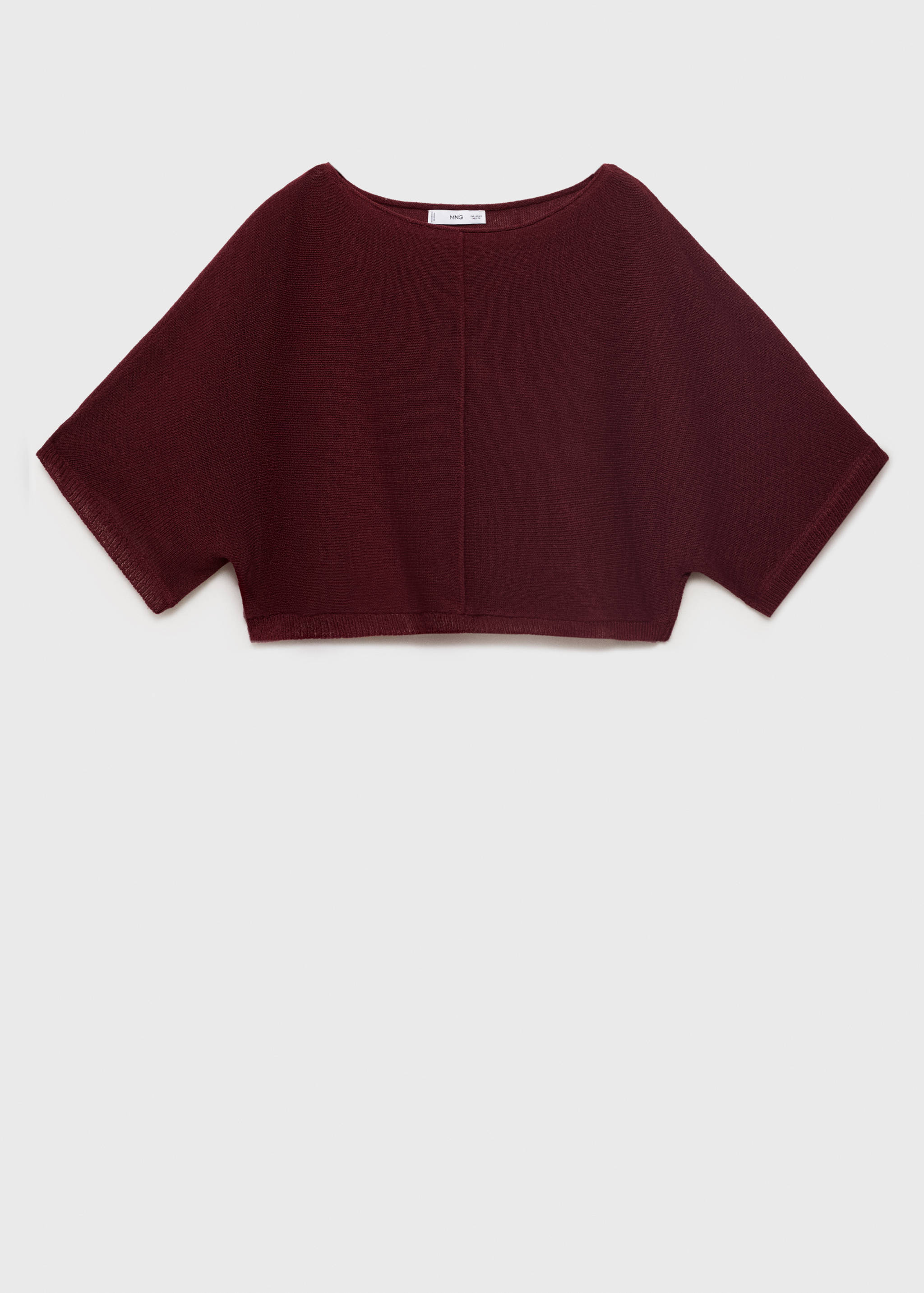 Oversized fine-knit sweater - Article without model