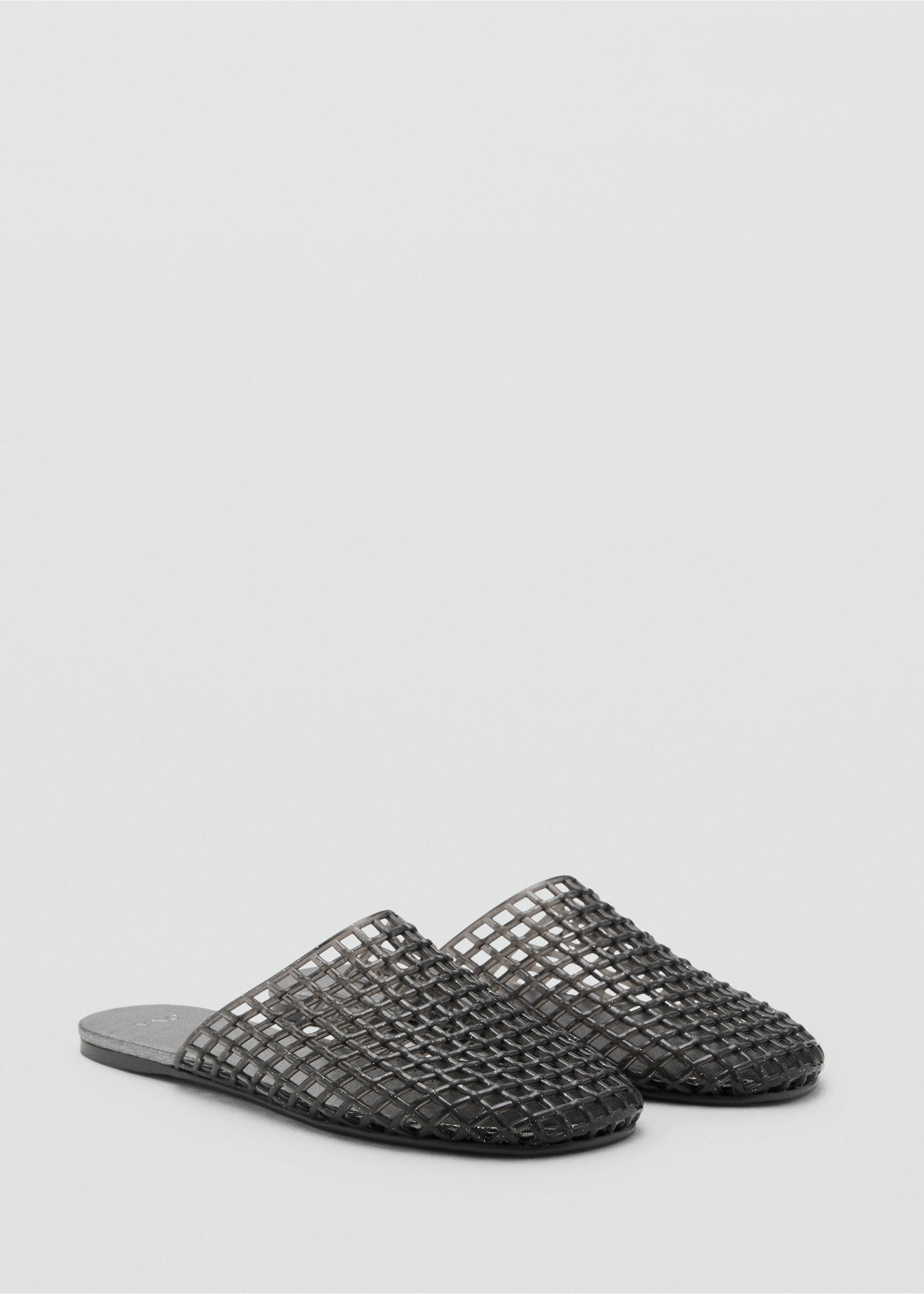 Mesh mule - Medium plane, Grey. Ref: 17071195-00.