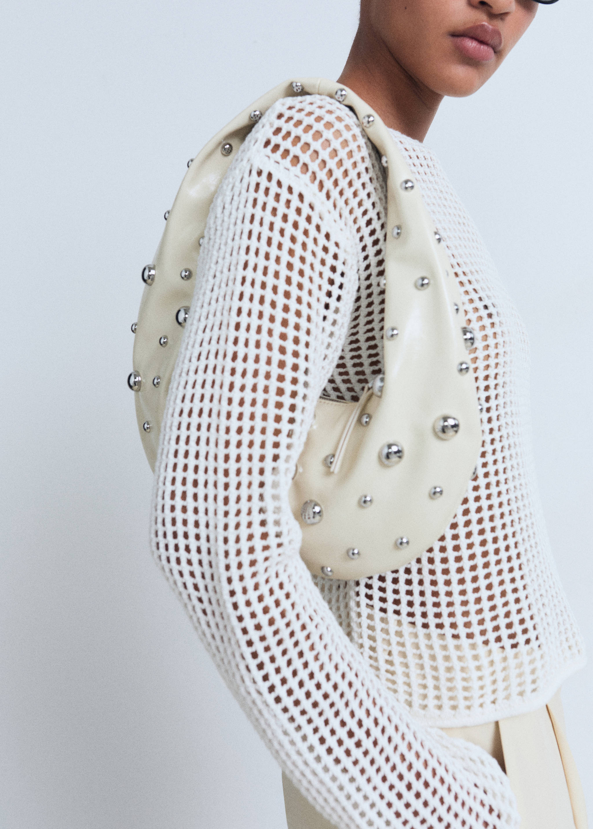 Long-sleeved crochet sweater - Details of the article 6