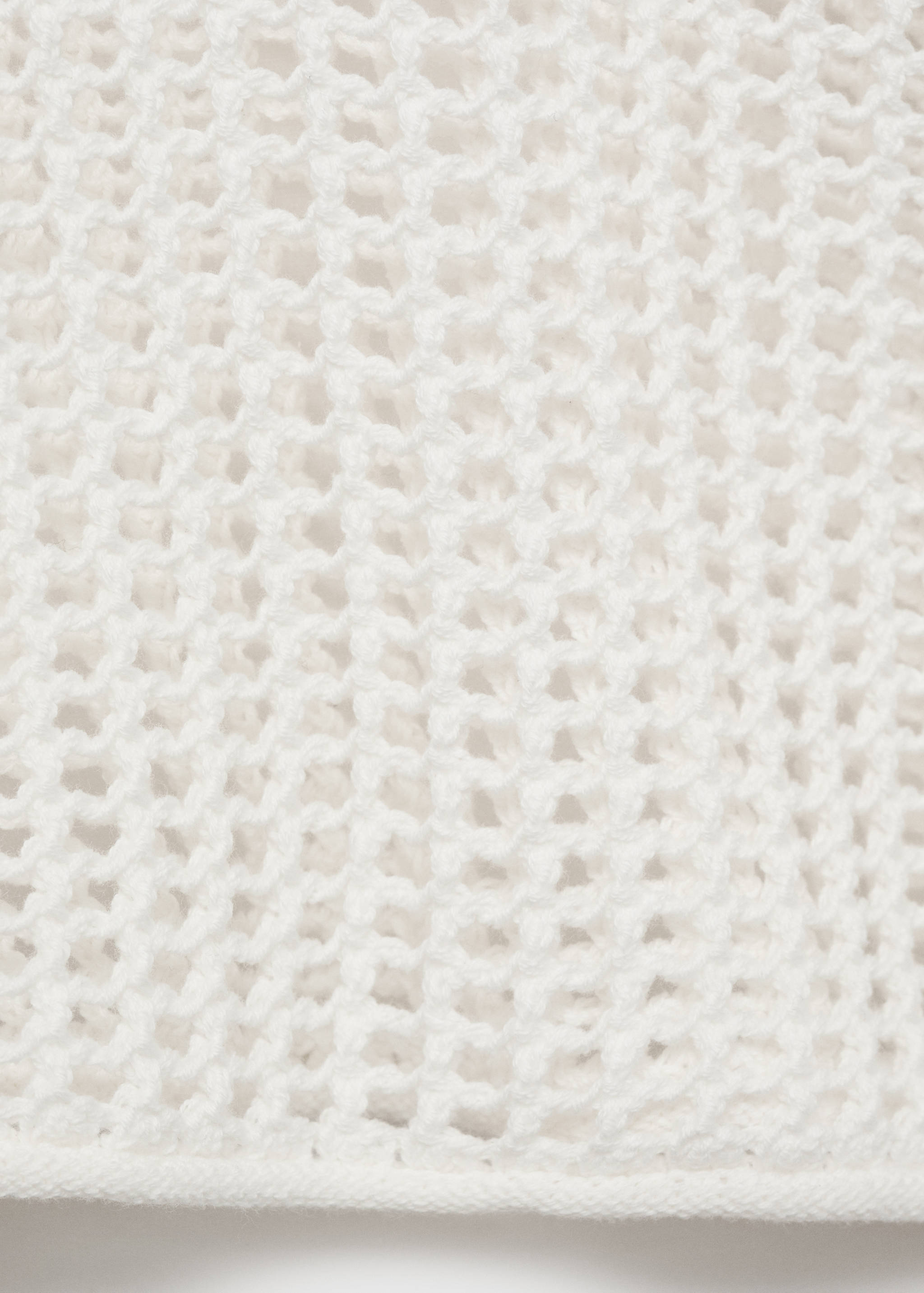 Long-sleeved crochet sweater - Details of the article 0