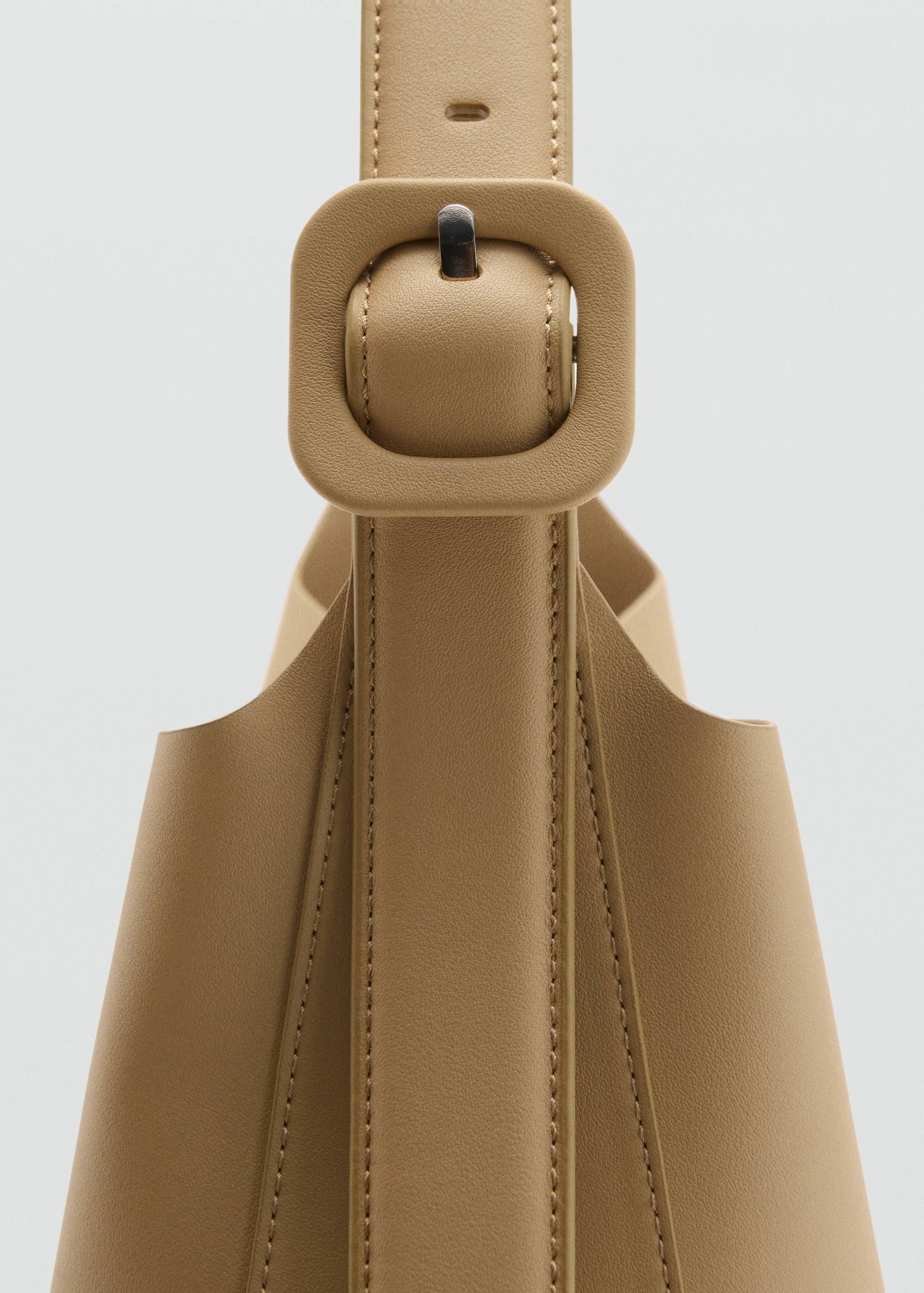 Faux-leather bucket handbag - Details of the article 1
