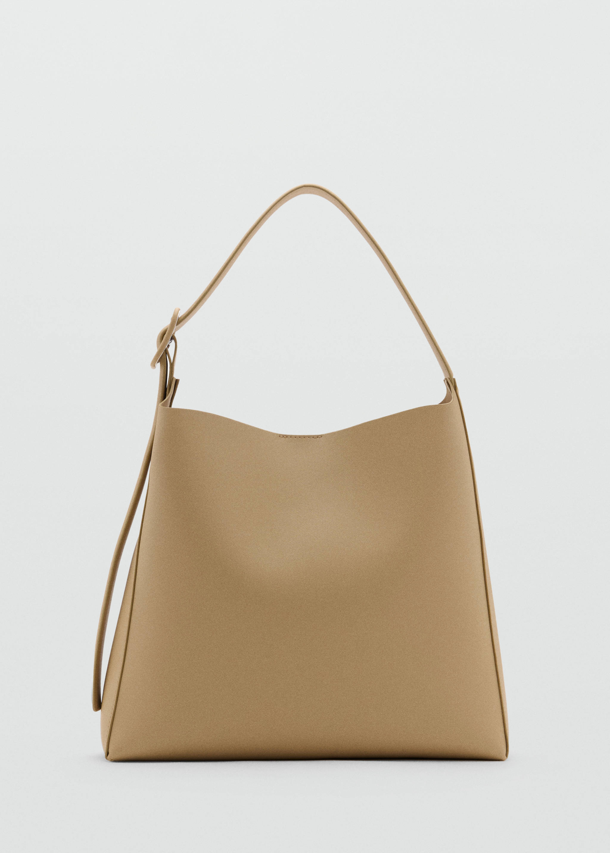 Faux-leather bucket handbag - Article without model