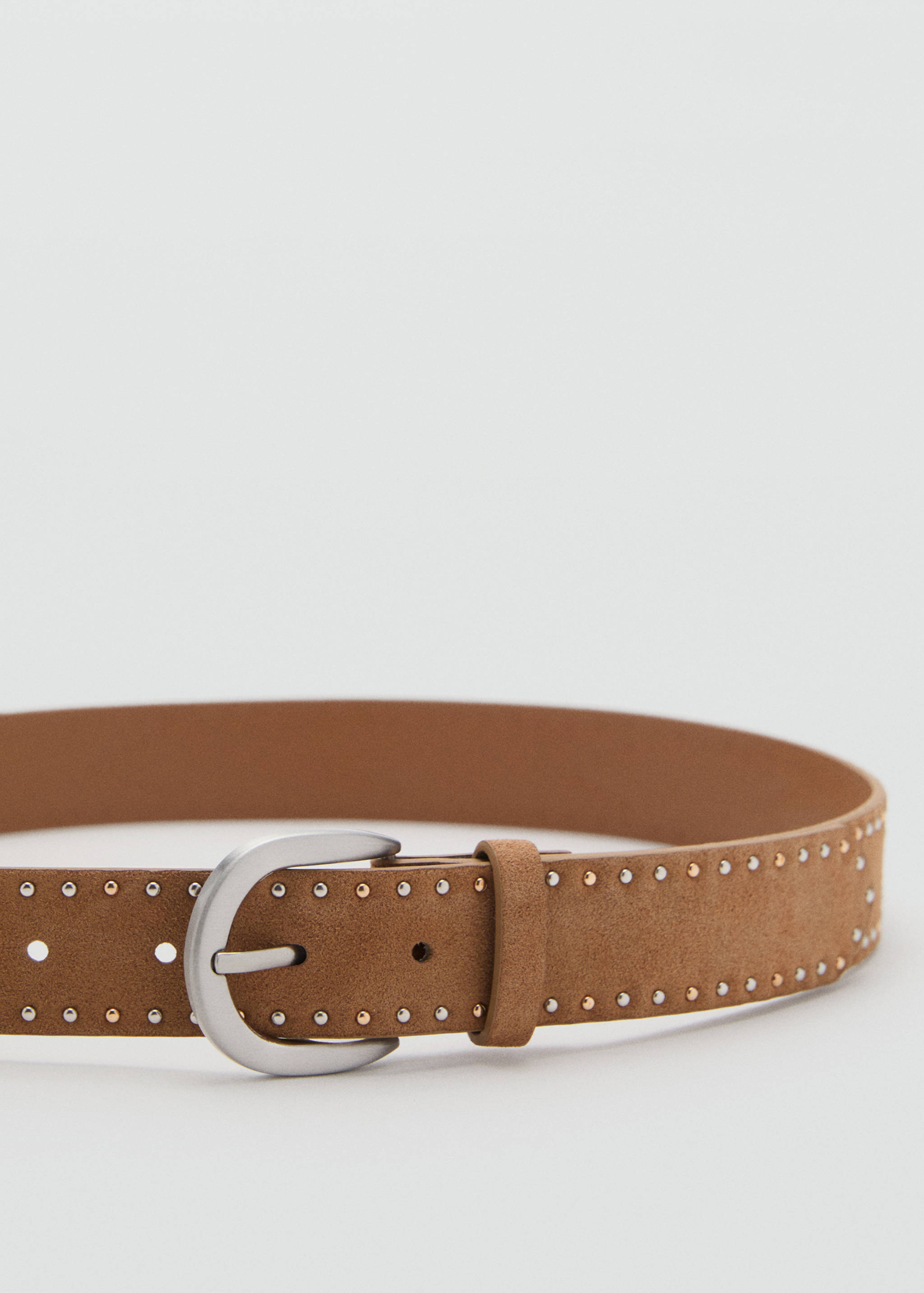 Suede belt with studs - Details of the article 1