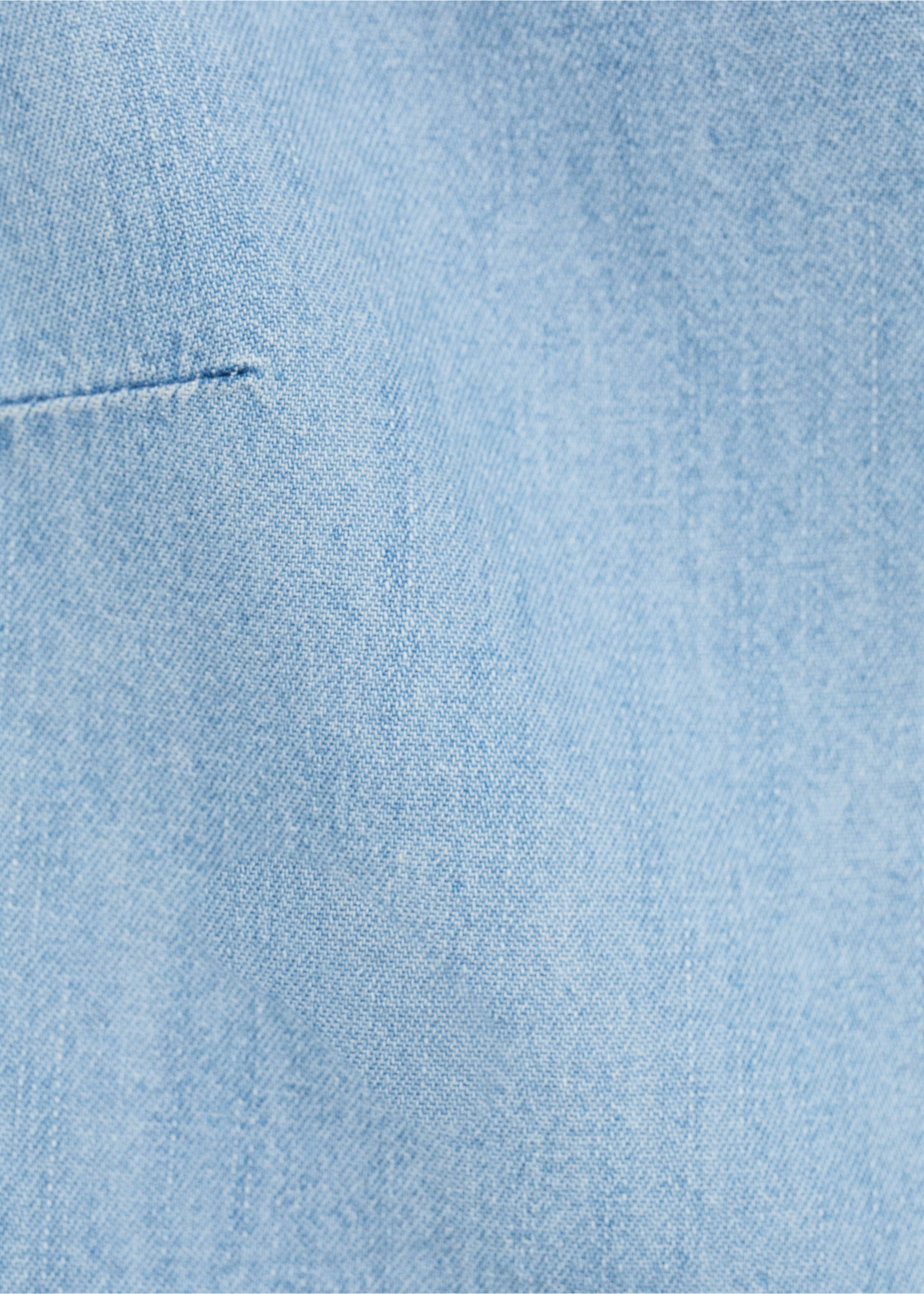 Buttoned denim gilet - Details of the article 0, Light Blue. Ref: 17071205-00.