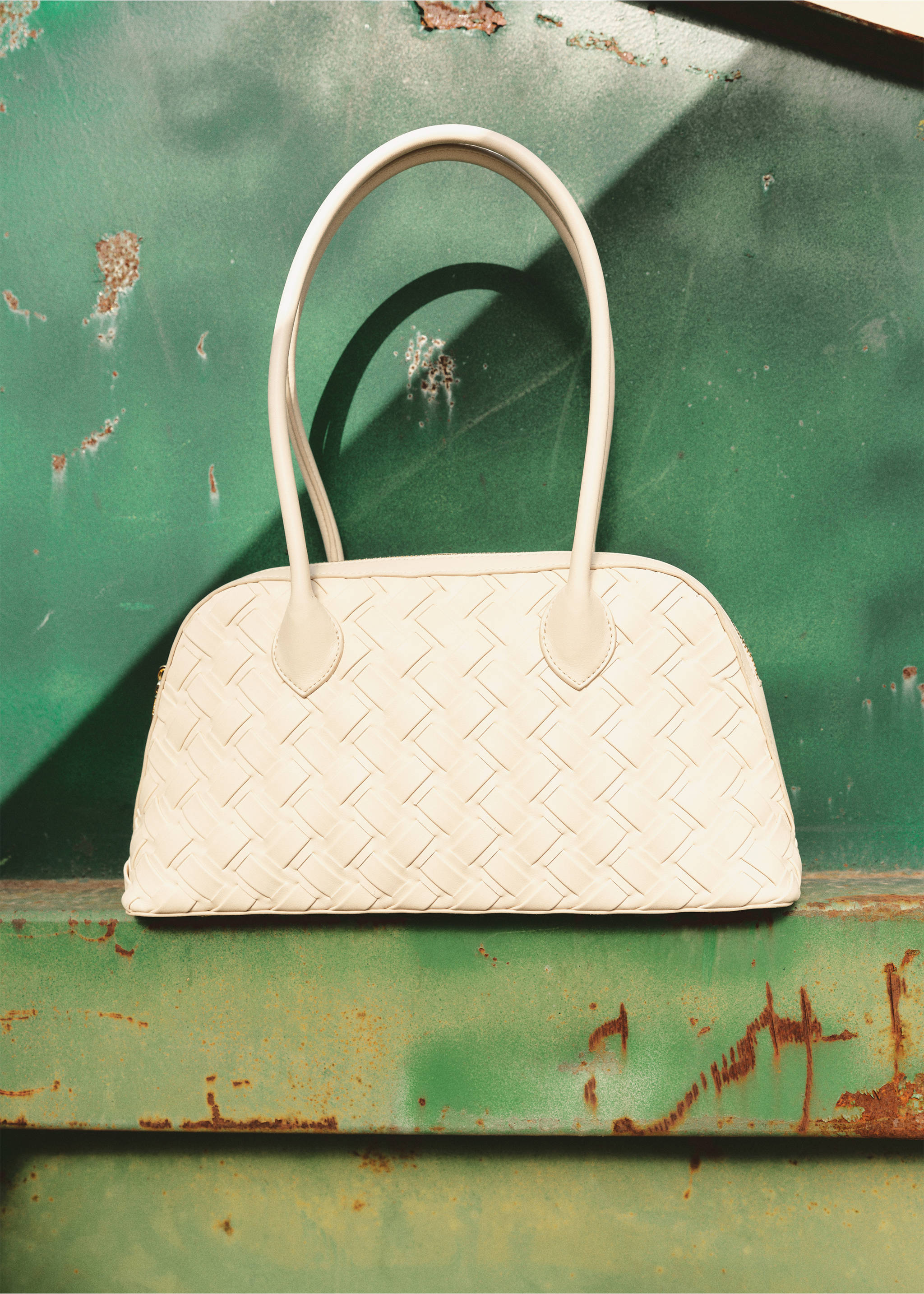 Braided bowling bag - General plane, Off White. Ref: 17071206-00.