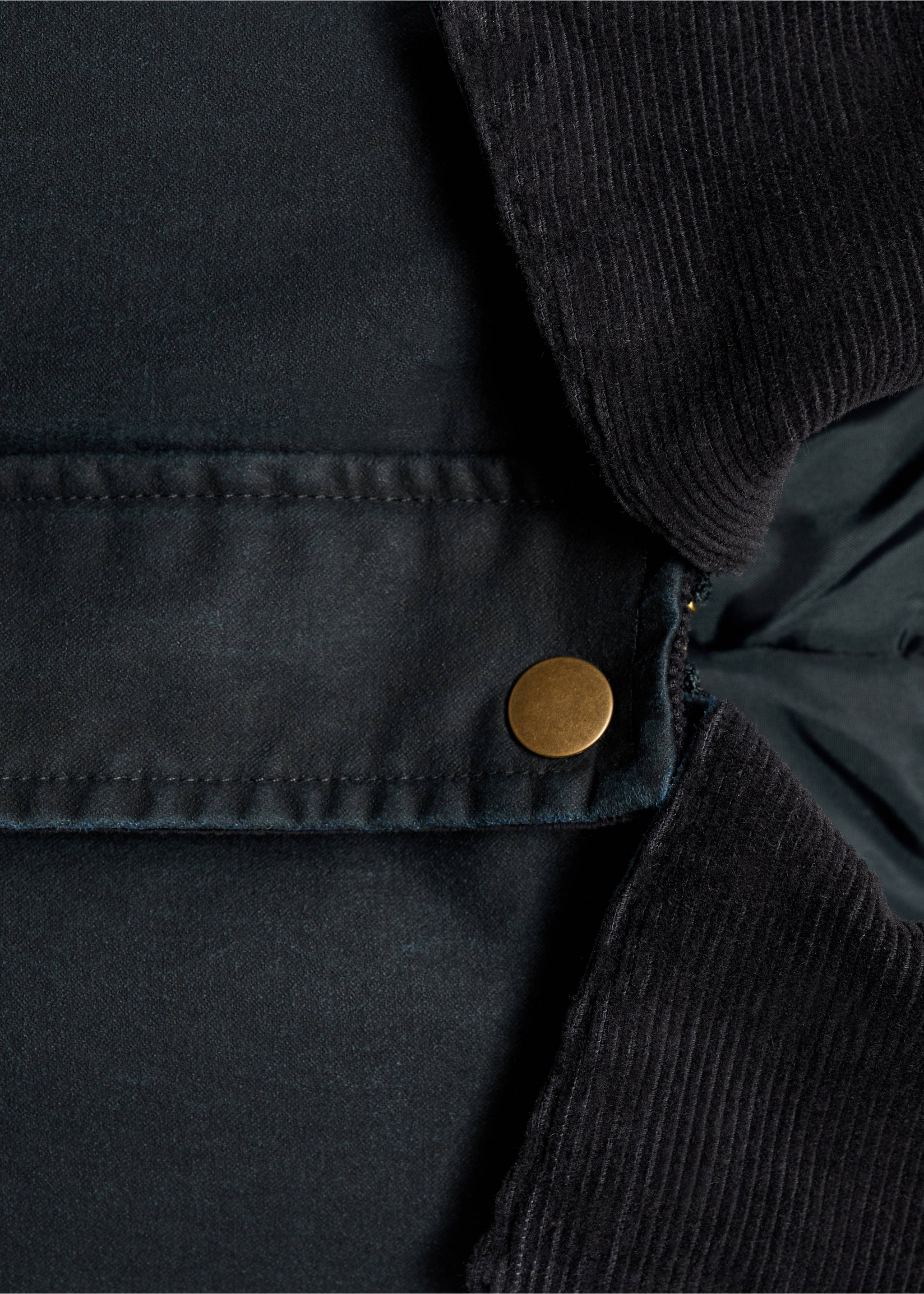 打蜡效果派克大衣 - null, 蓝色. Ref: 17071208-00.