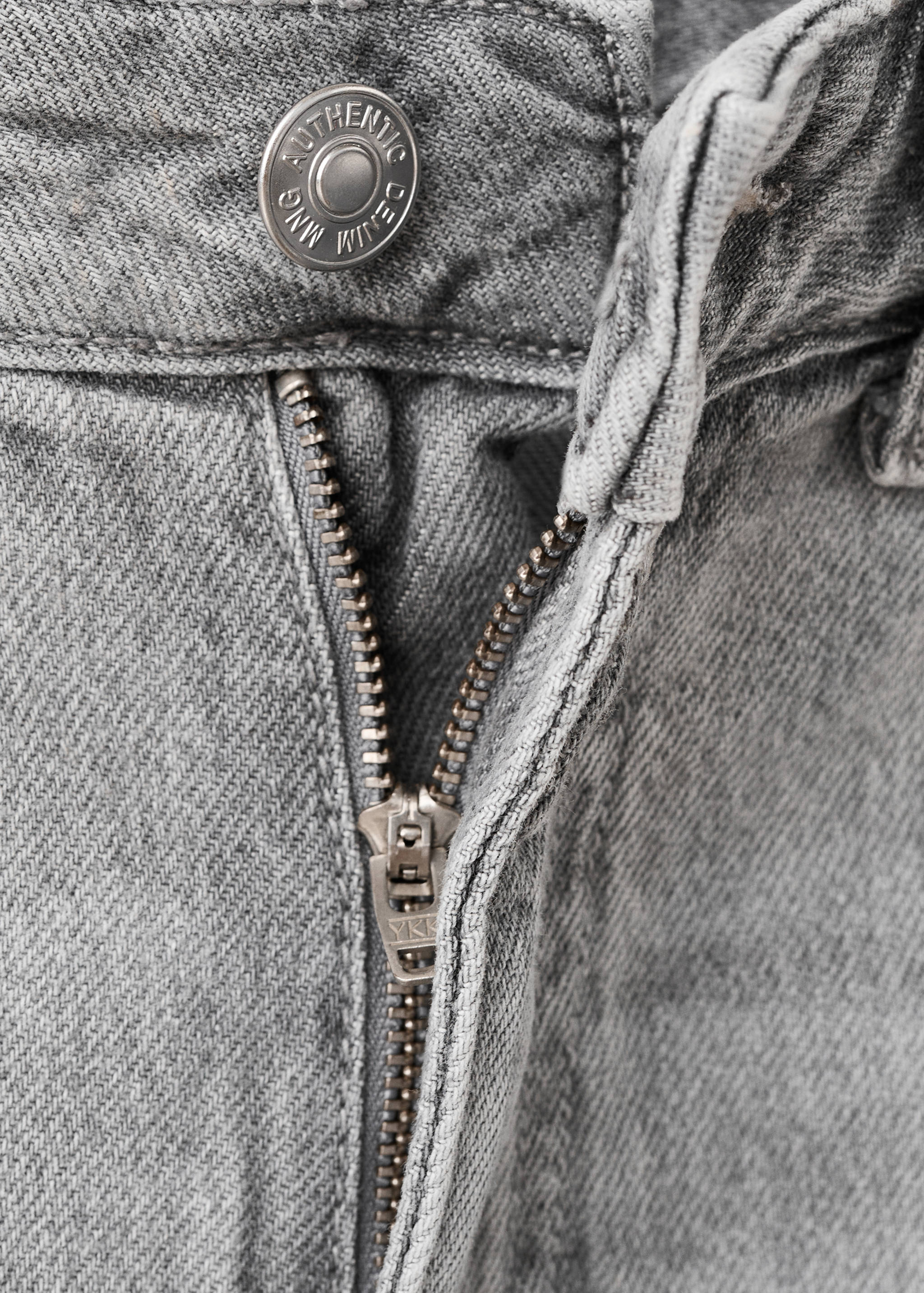 Cotton denim shorts - Details of the article 0