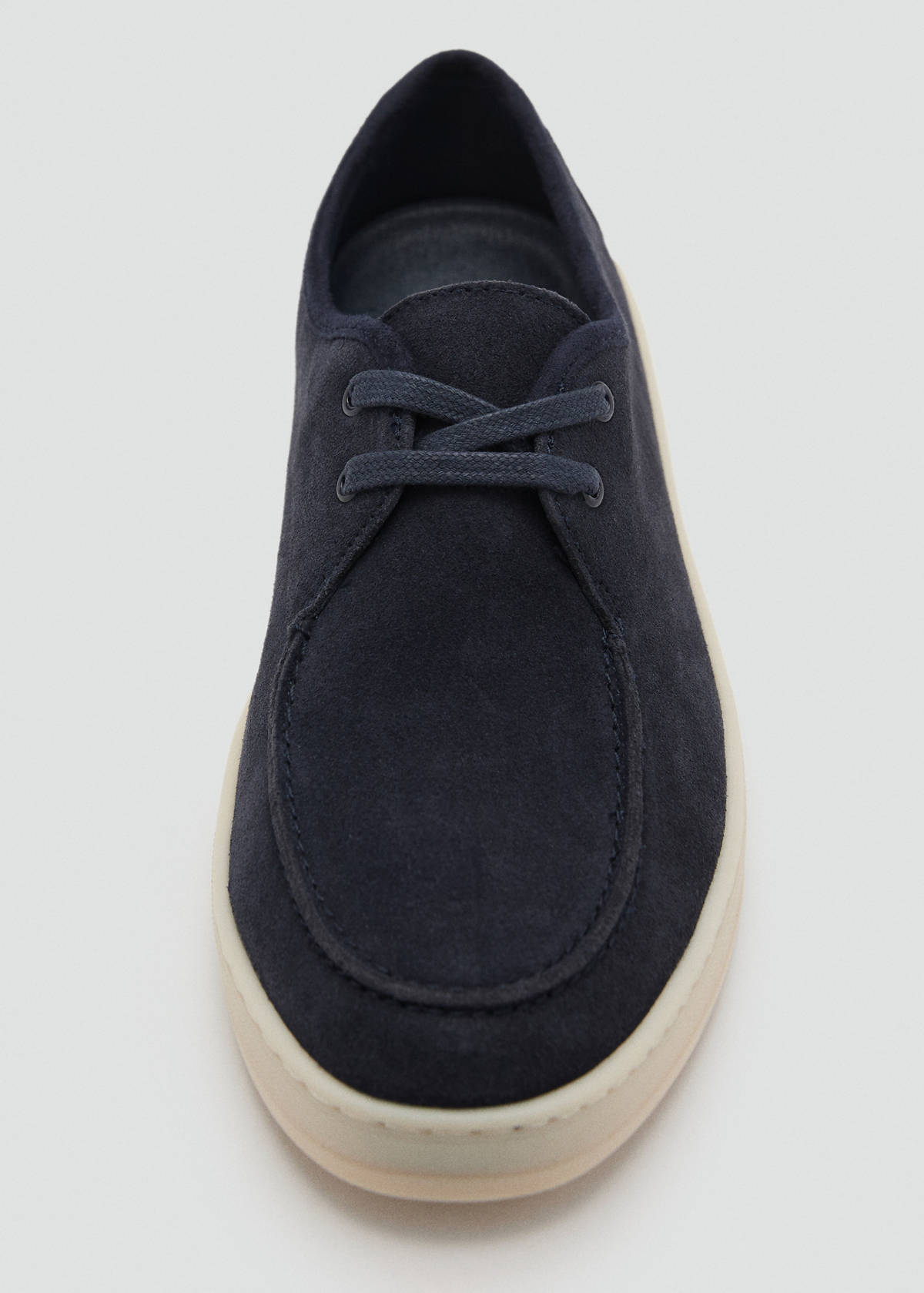 Suede nautical shoes — Dark Navy