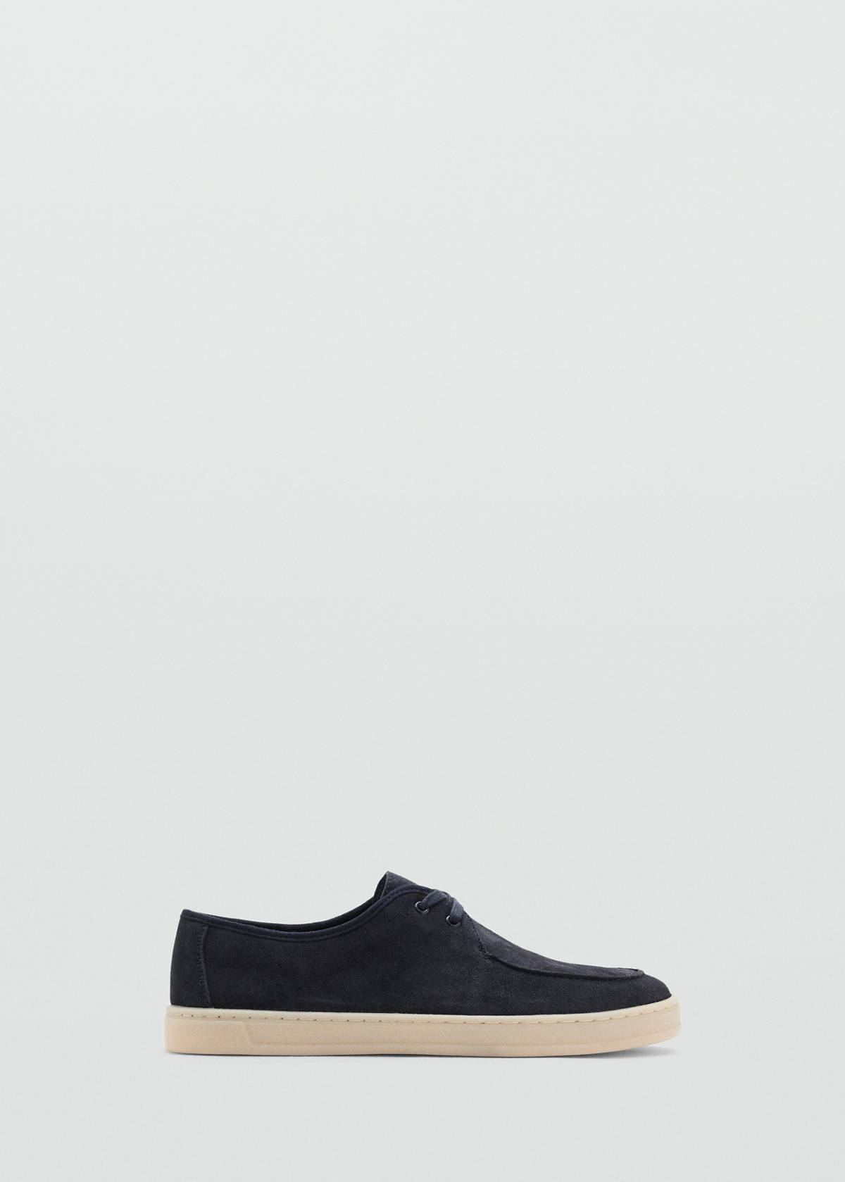 Suede nautical shoes — Dark Navy