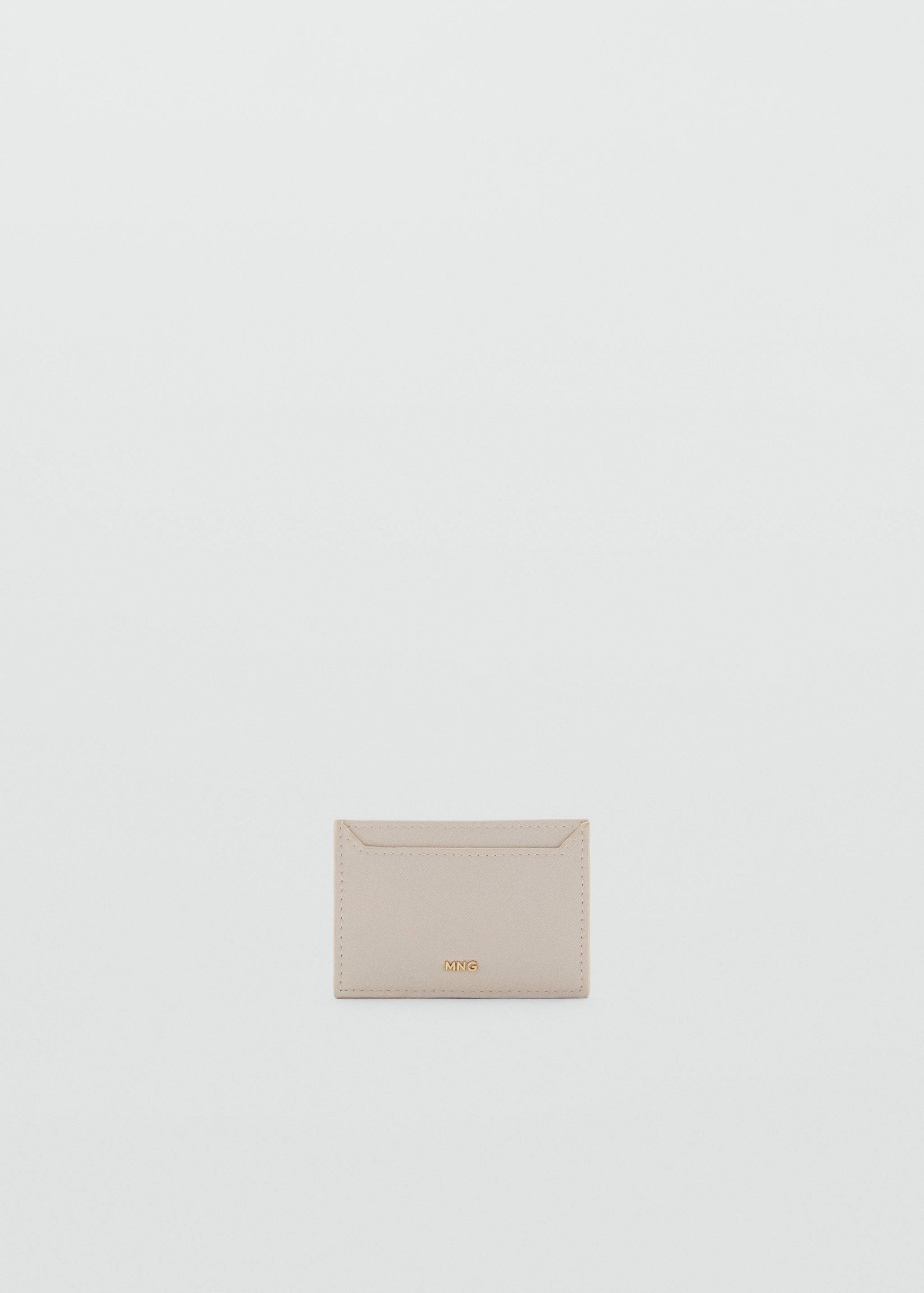 Porte-cartes effet saffiano - Article sans modèle