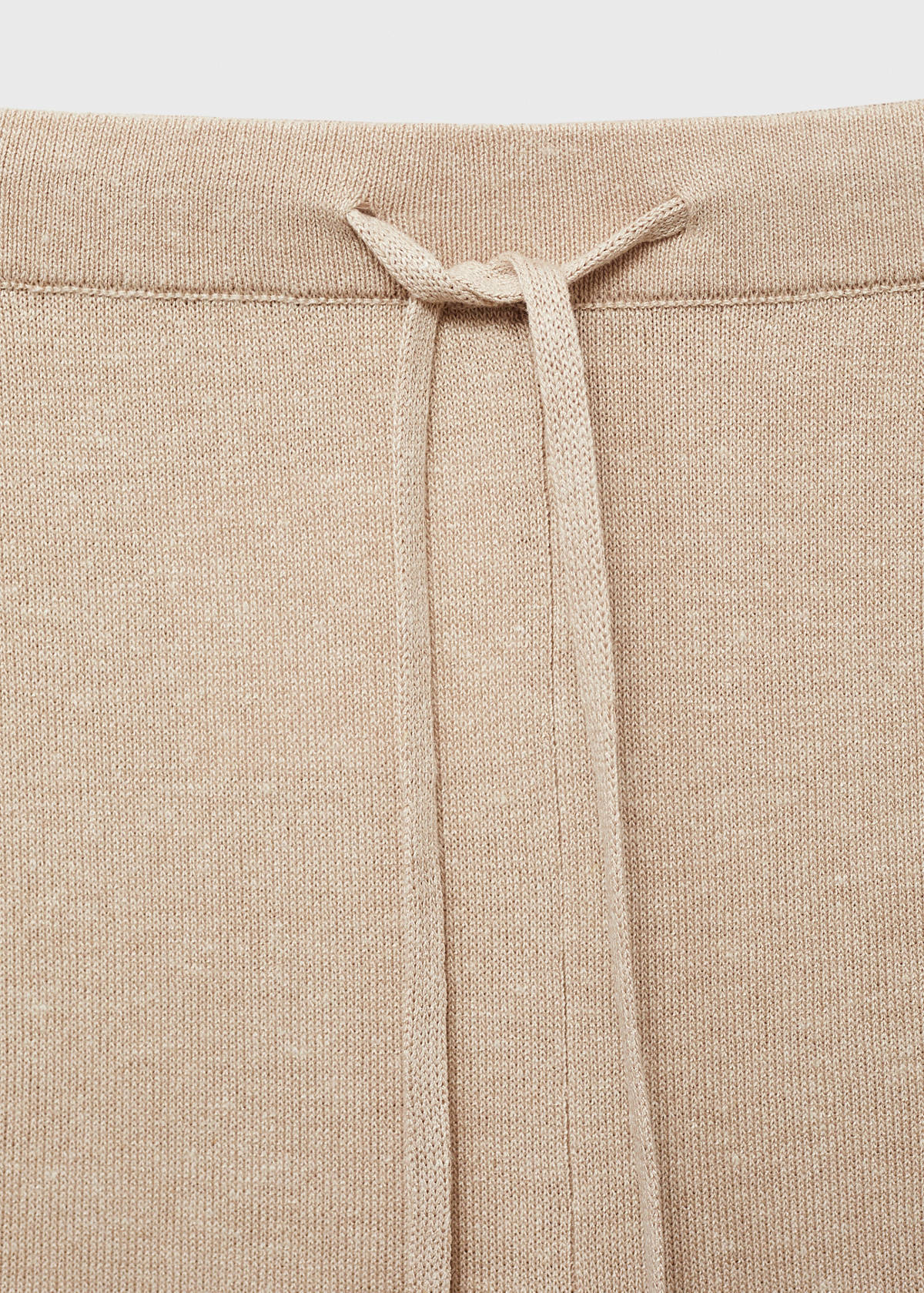 Straight knitted trousers — Light/Pastel Grey