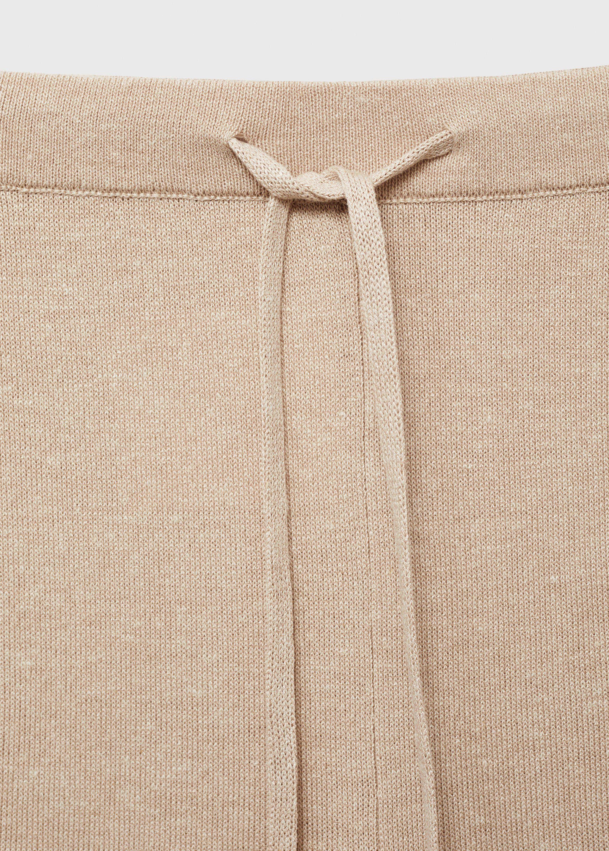 Straight knitted pants - Details of the article 8