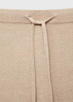 Straight knitted trousers — Light/Pastel Grey 10