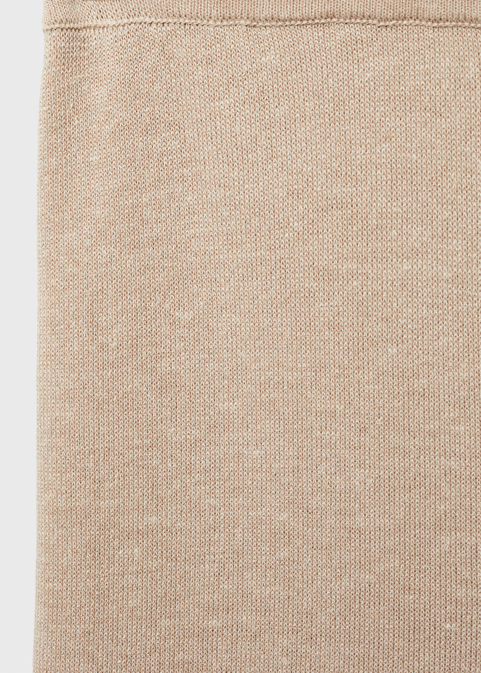 Straight knitted pants - Details of the article 0