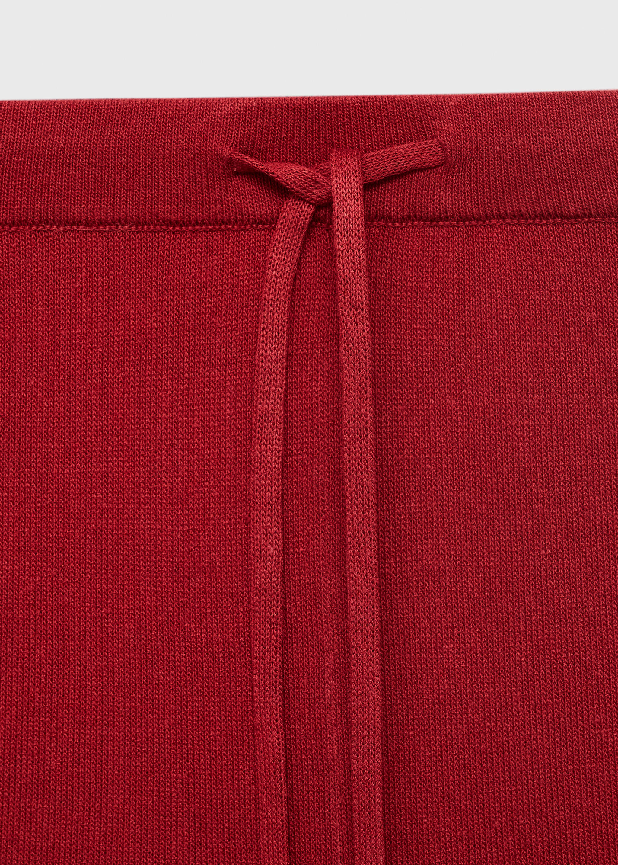 Straight knitted pants - Details of the article 8