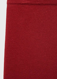 Straight knitted trousers — Red 8