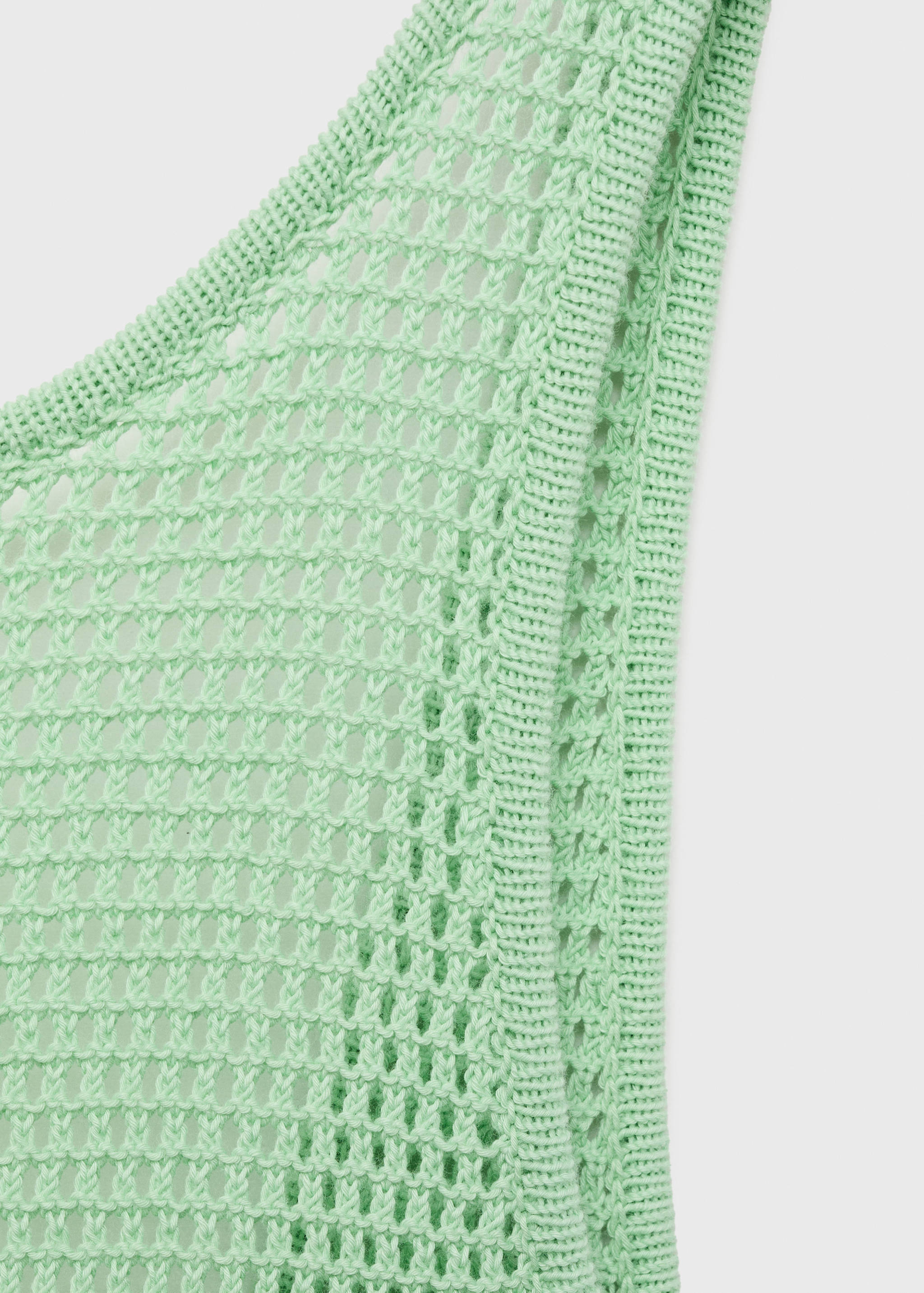 Rochie lungă croșetată în două culori - Detaliu al articolului 8