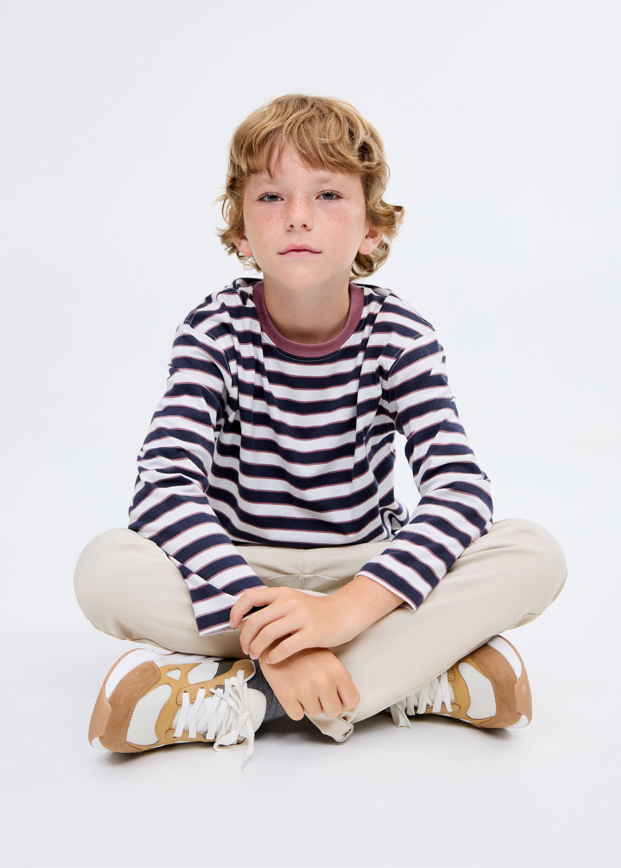 Plain chino pants - Medium plane