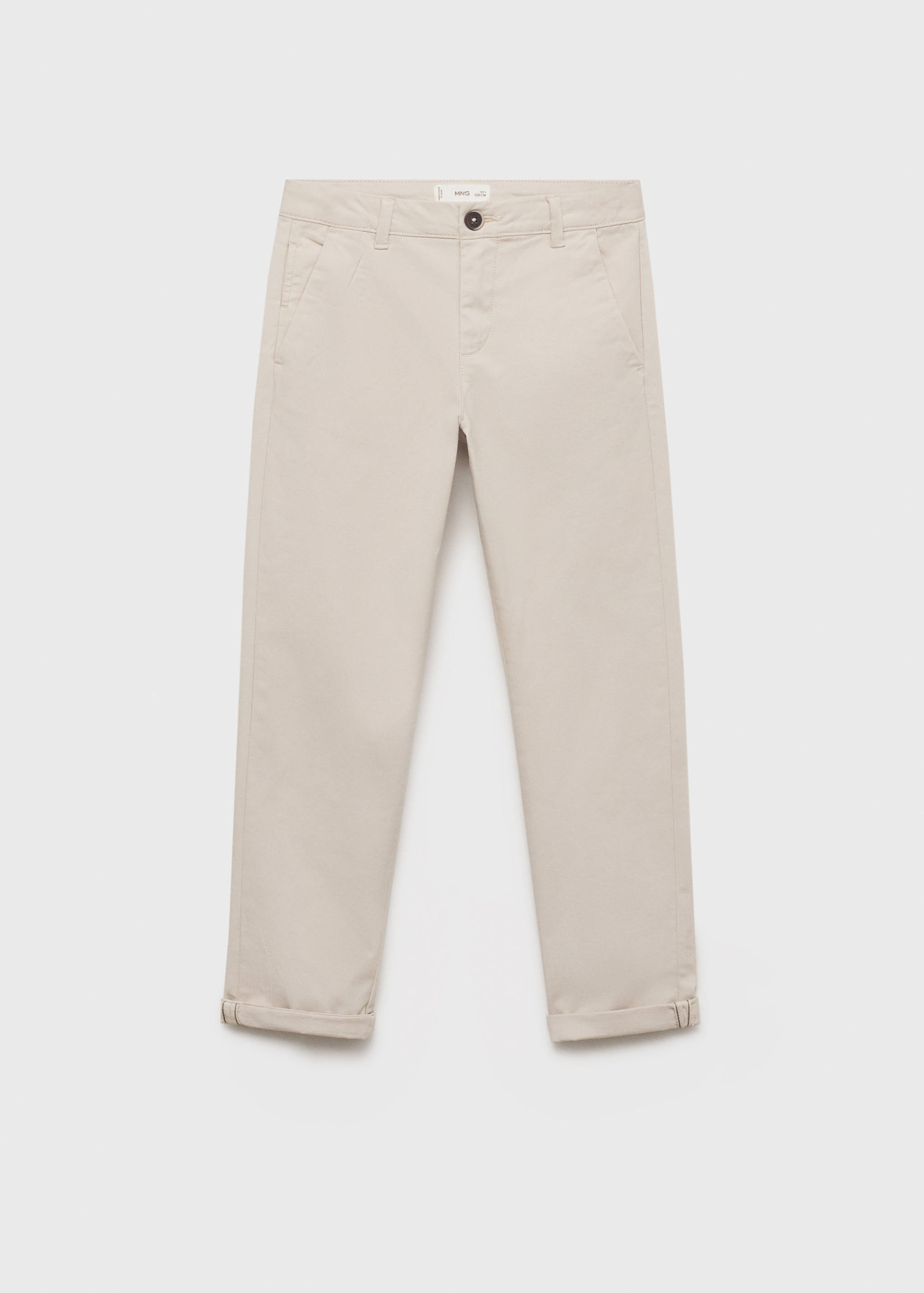 Plain chino pants - Article without model