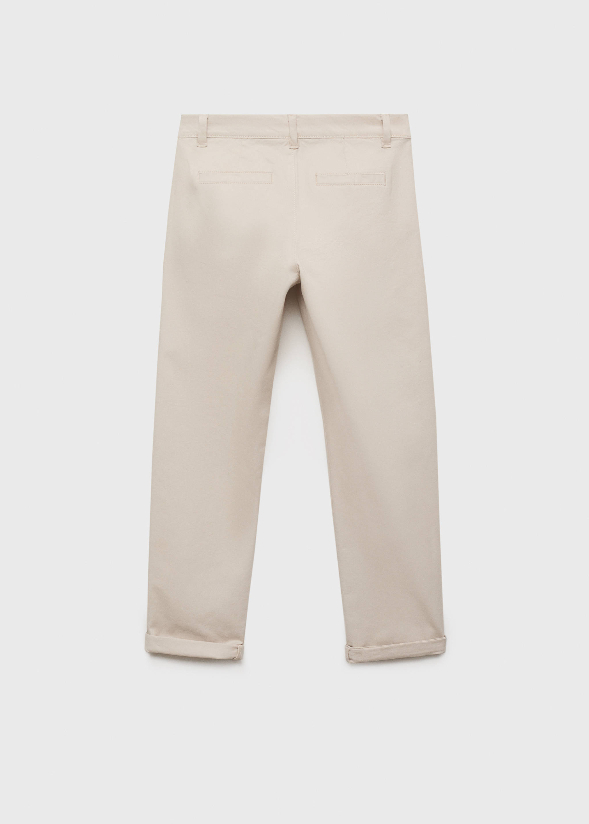 Plain chino pants - Reverse of the article