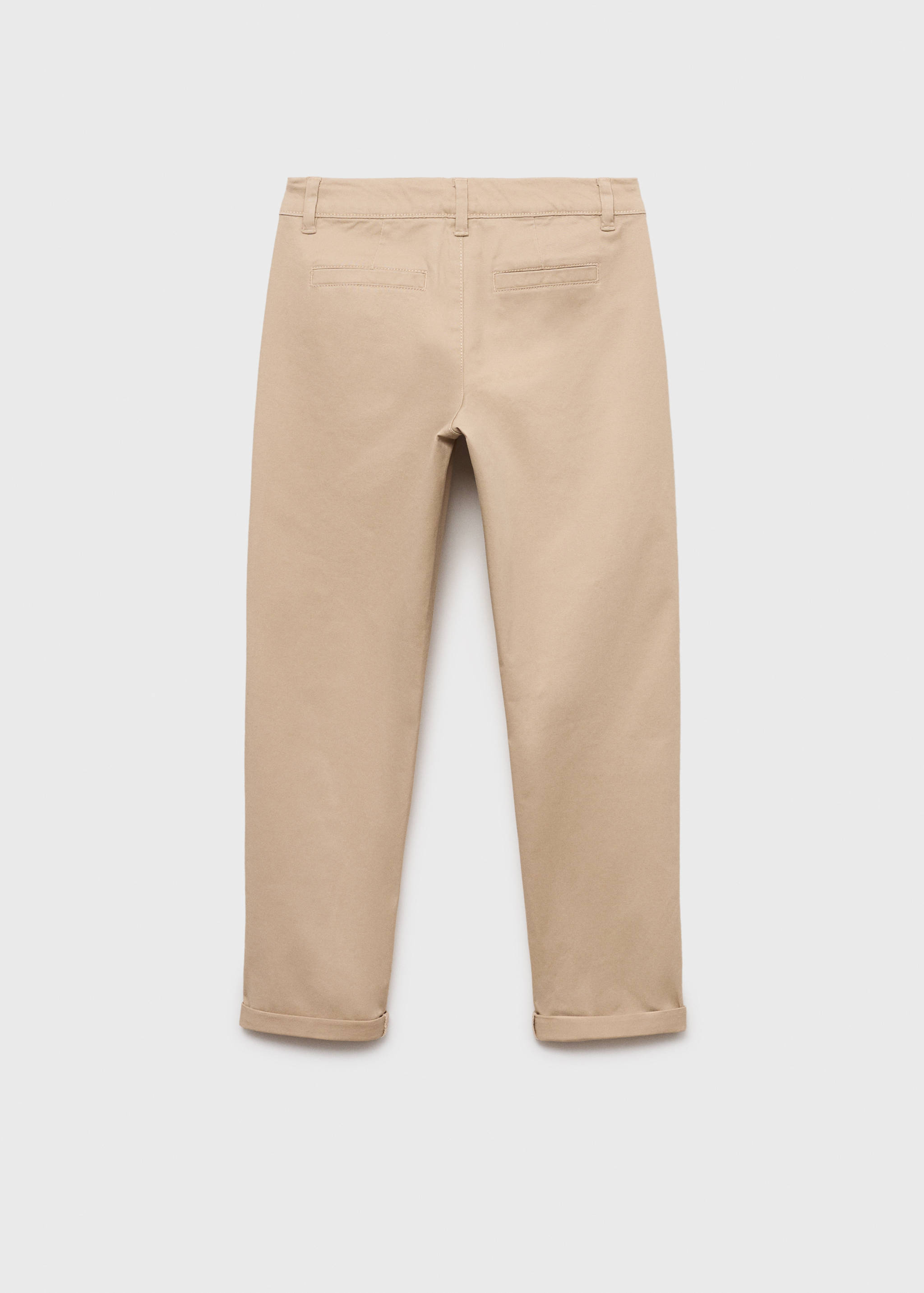 Plain chino pants - Reverse of the article