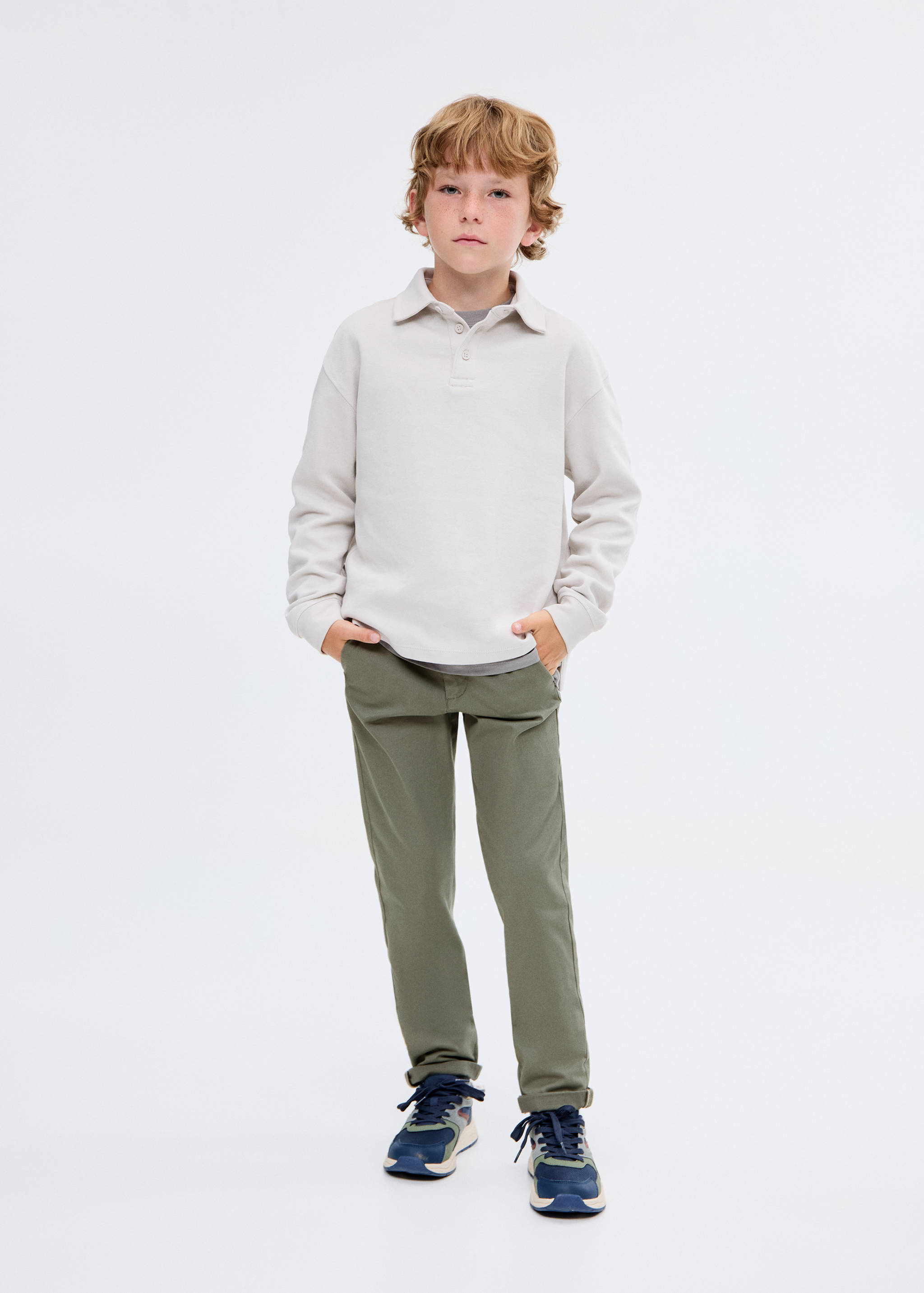 Plain chino pants - General plane