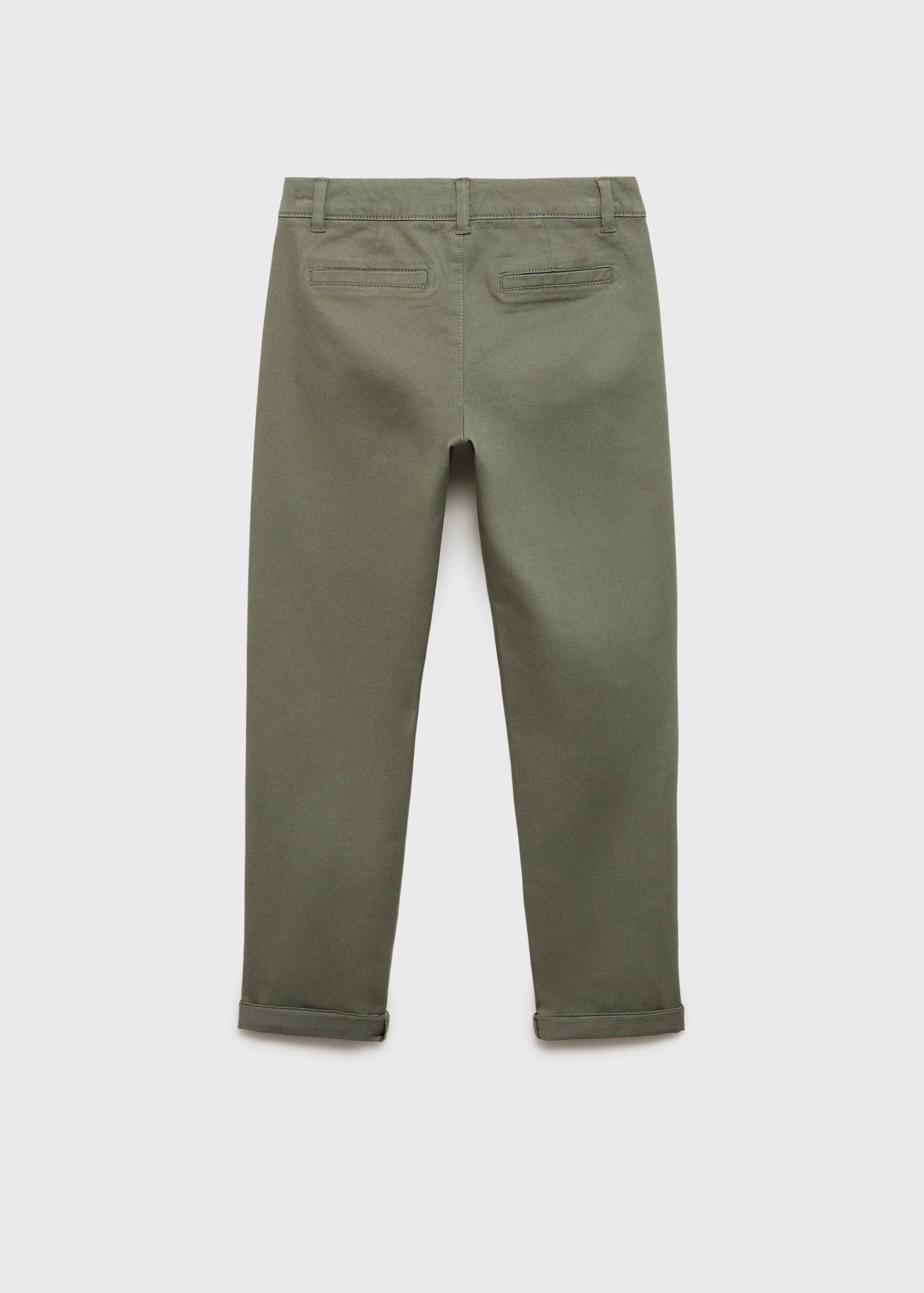 Plain chino pants - Reverse of the article
