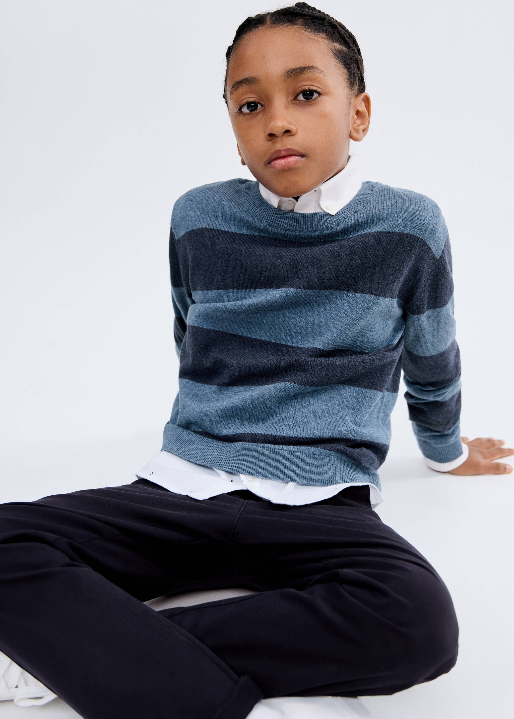 Plain chino pants - Medium plane