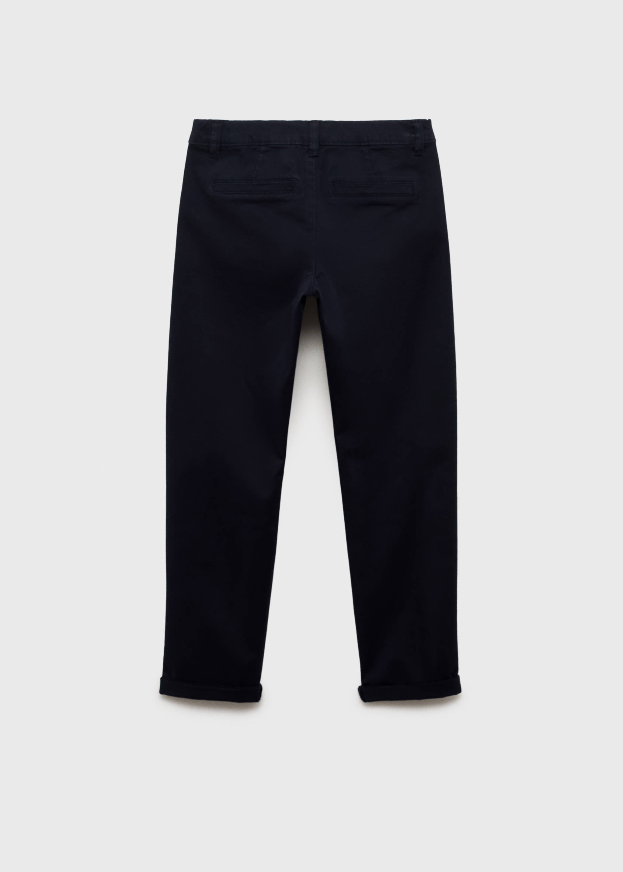 Plain chino pants - Reverse of the article
