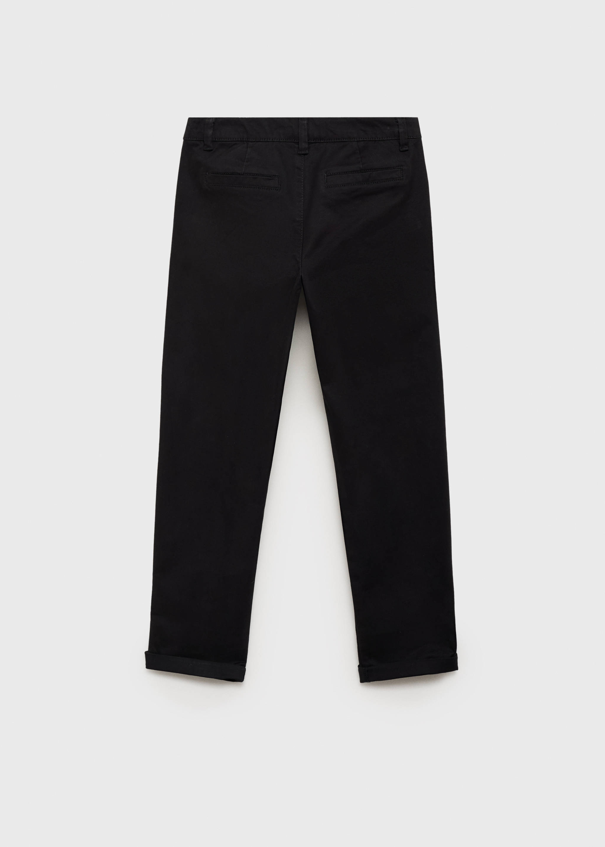 Plain chino pants - Reverse of the article