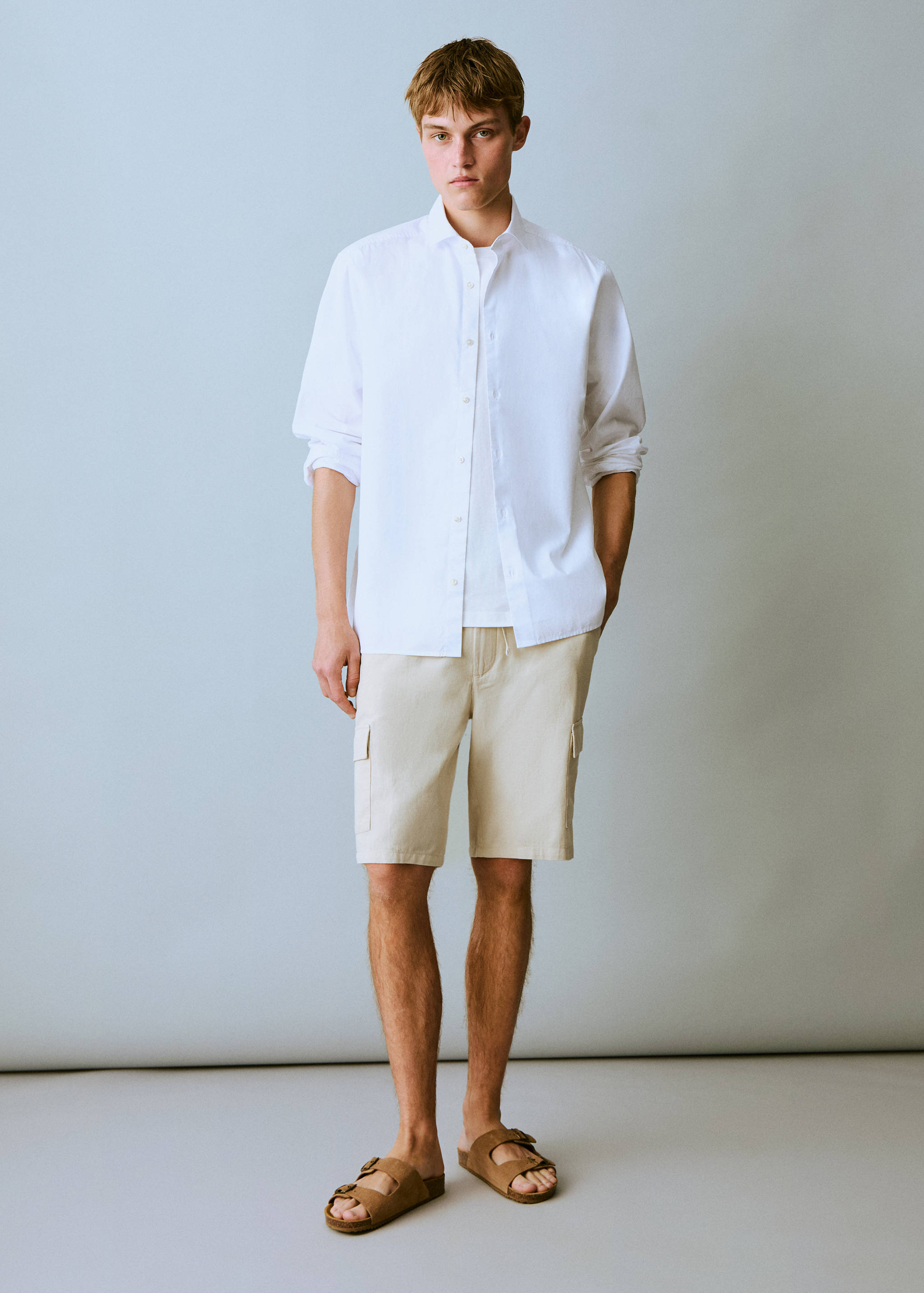 Oxford cotton shirt - General plane