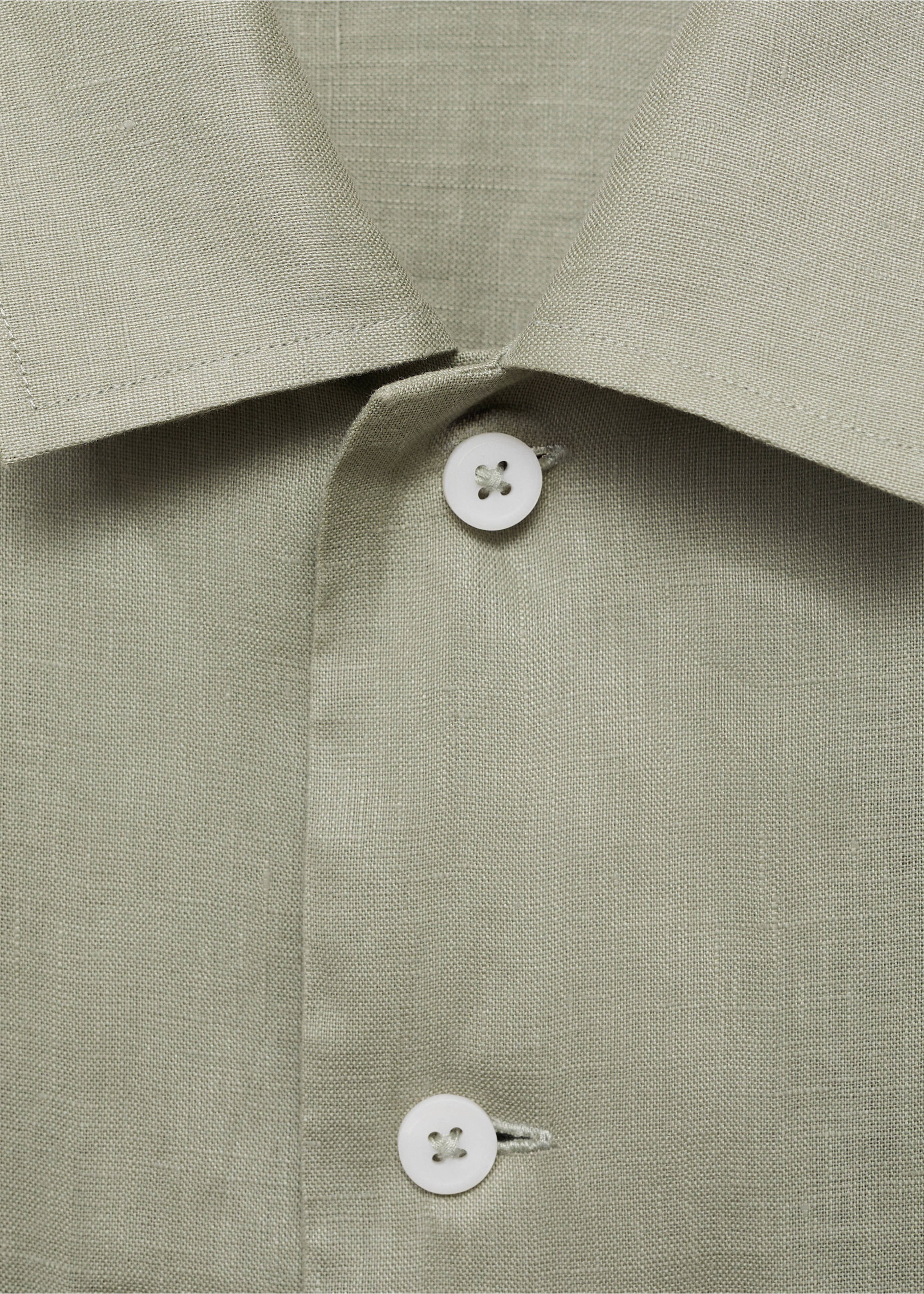 Sobrecamisa 100% lino ligera - Detalle del artículo 0, Verde menta. Ref: 17071225-00.