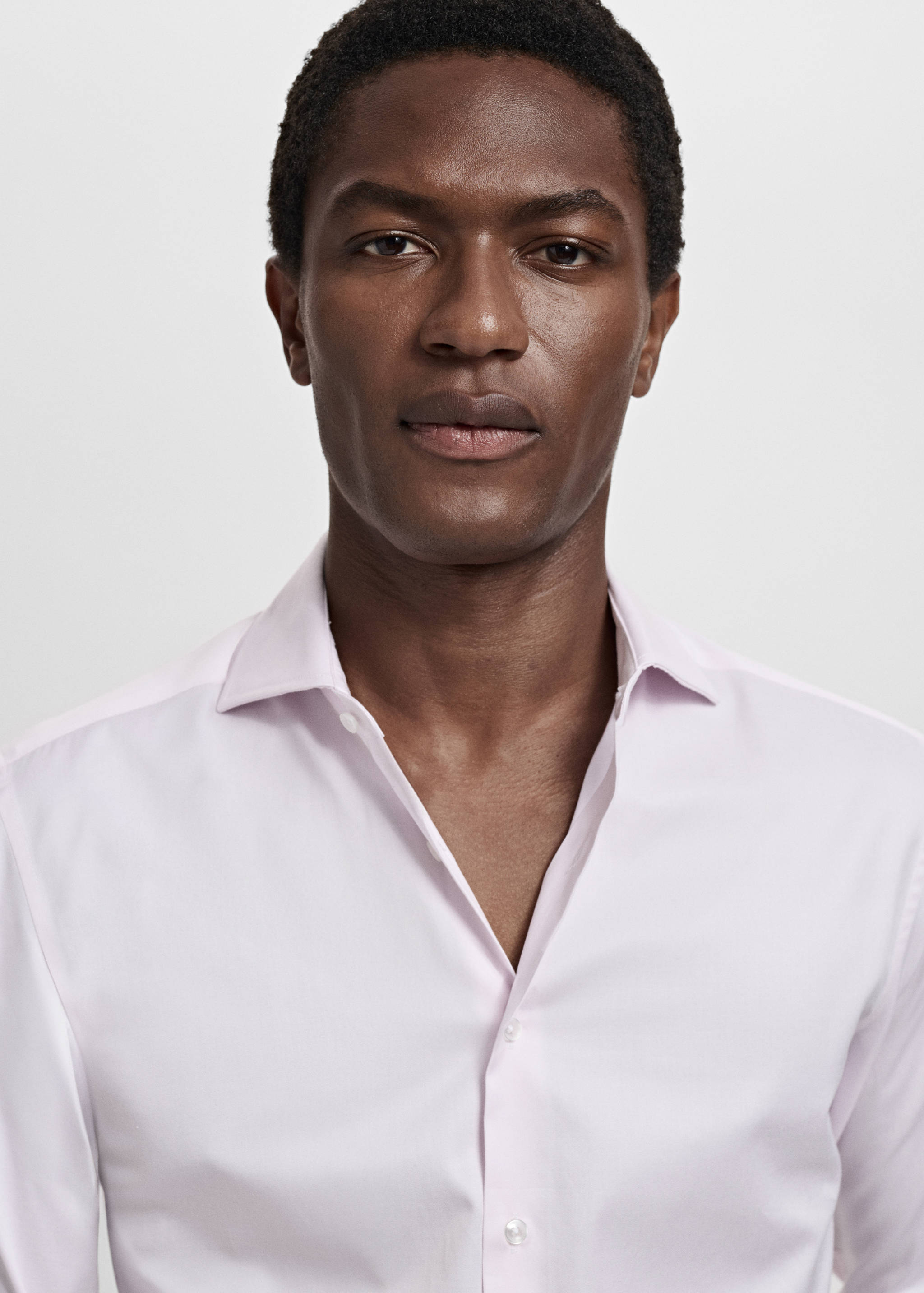 100% cotton slim-fit suit shirt - Details of the article 1