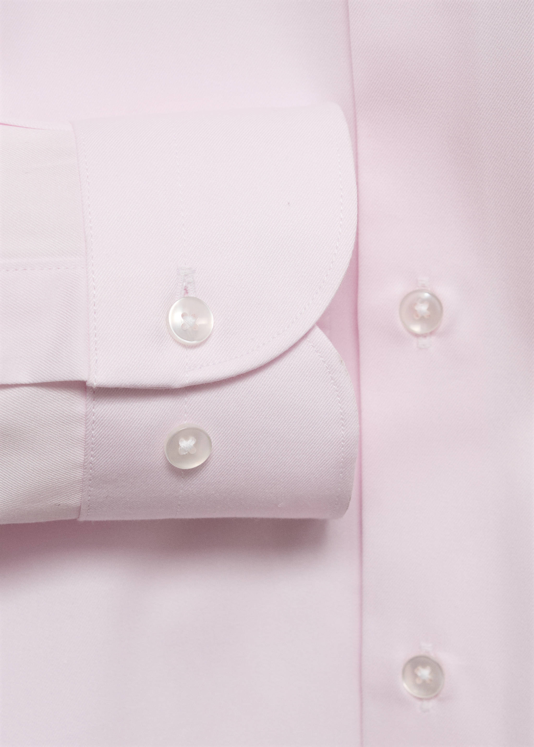 100% cotton slim-fit suit shirt - Details of the article 0
