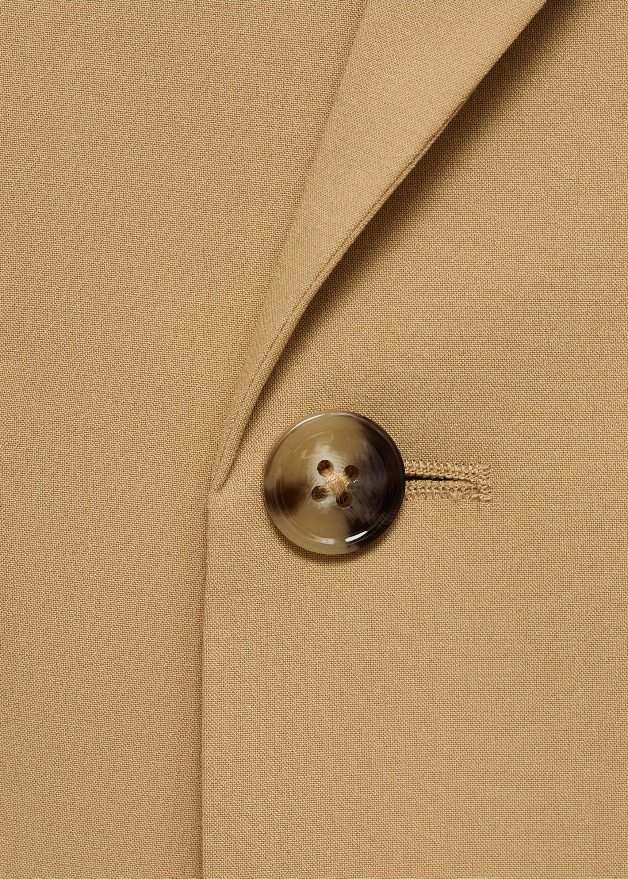 Veste de costume Boston coupe regular croisée - Détail de l'article 8, Beige. Ref: 17071227-00.