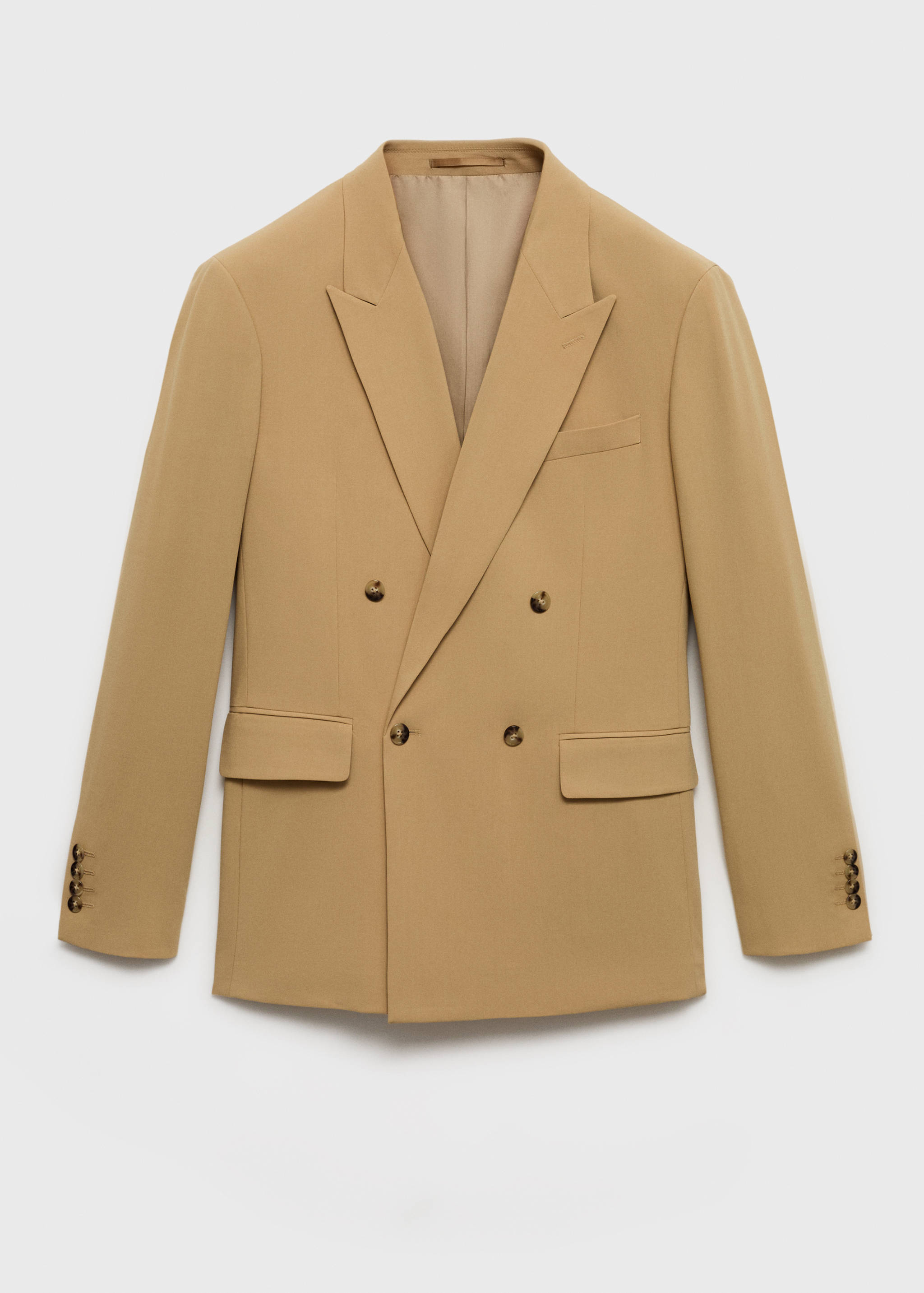 Boston regular-fit double-breasted suit blazer - Article without model