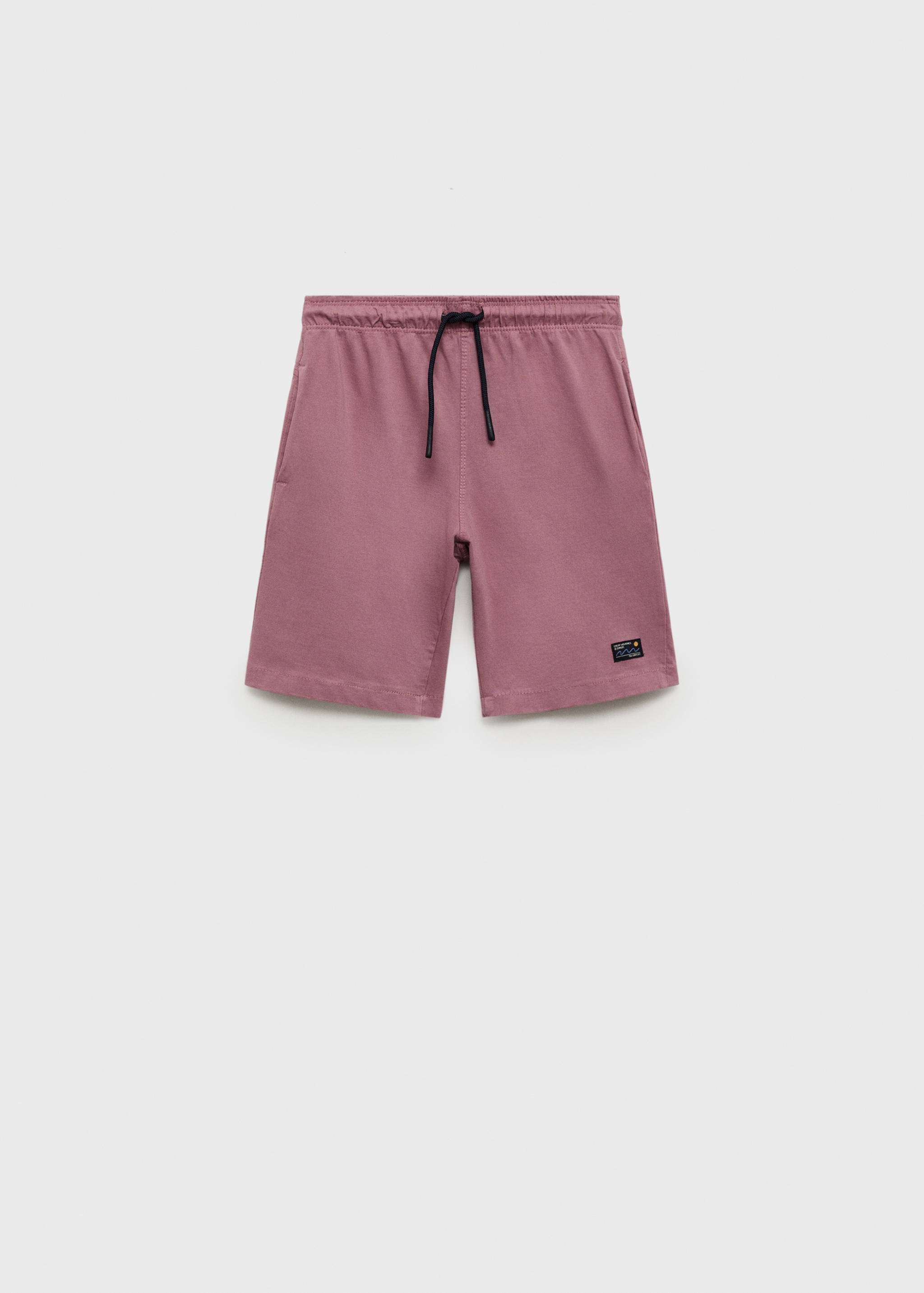 Comfy-fit bermuda shorts with drawstring - Article without model