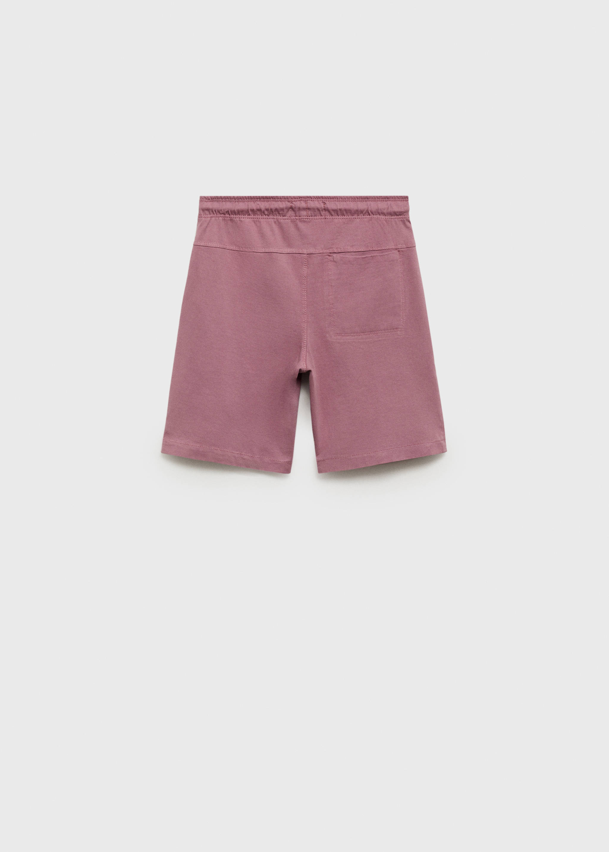 Comfy-fit bermuda shorts with drawstring - Reverse of the article