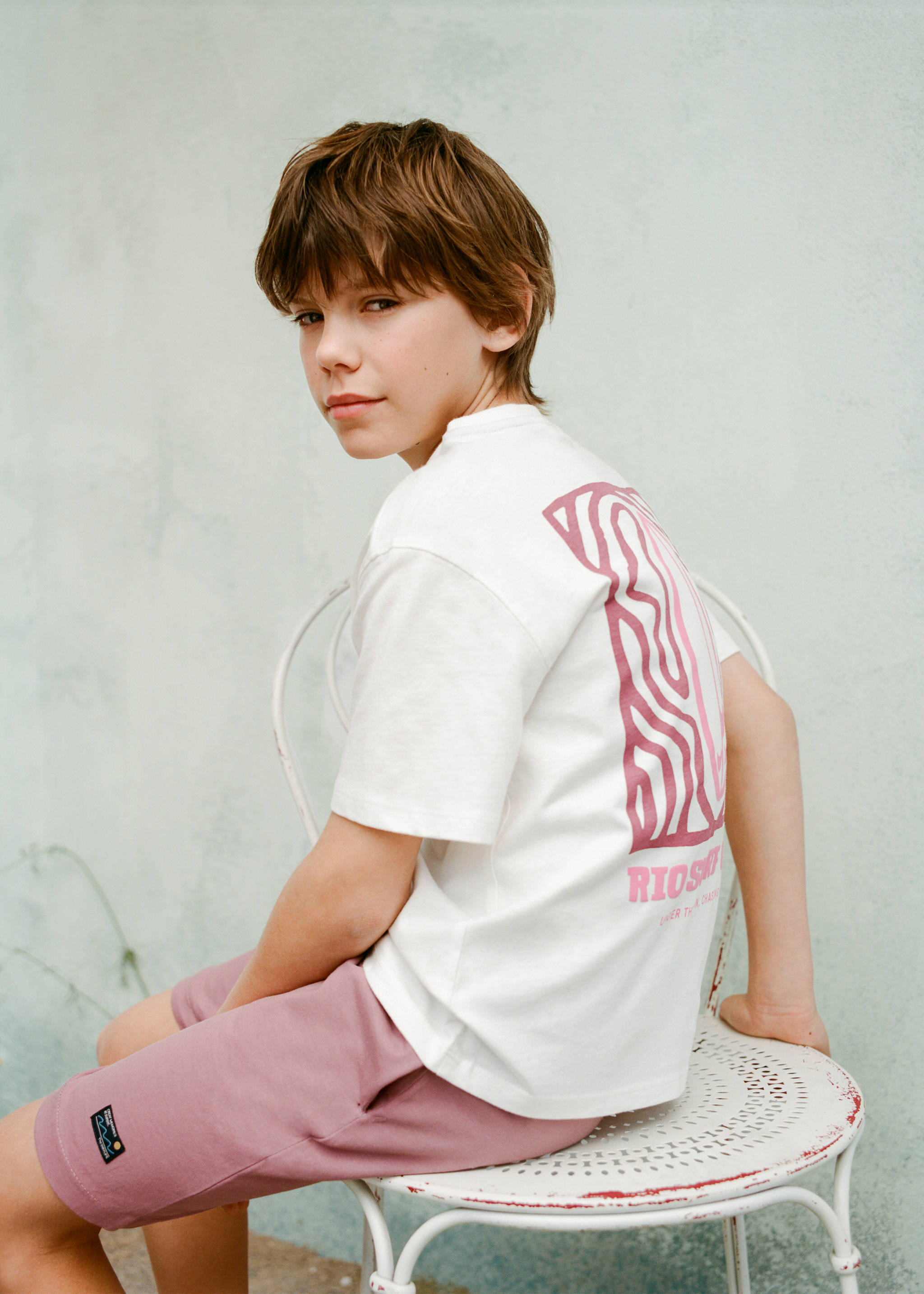 Comfy-fit bermuda shorts with drawstring - Details of the article 5