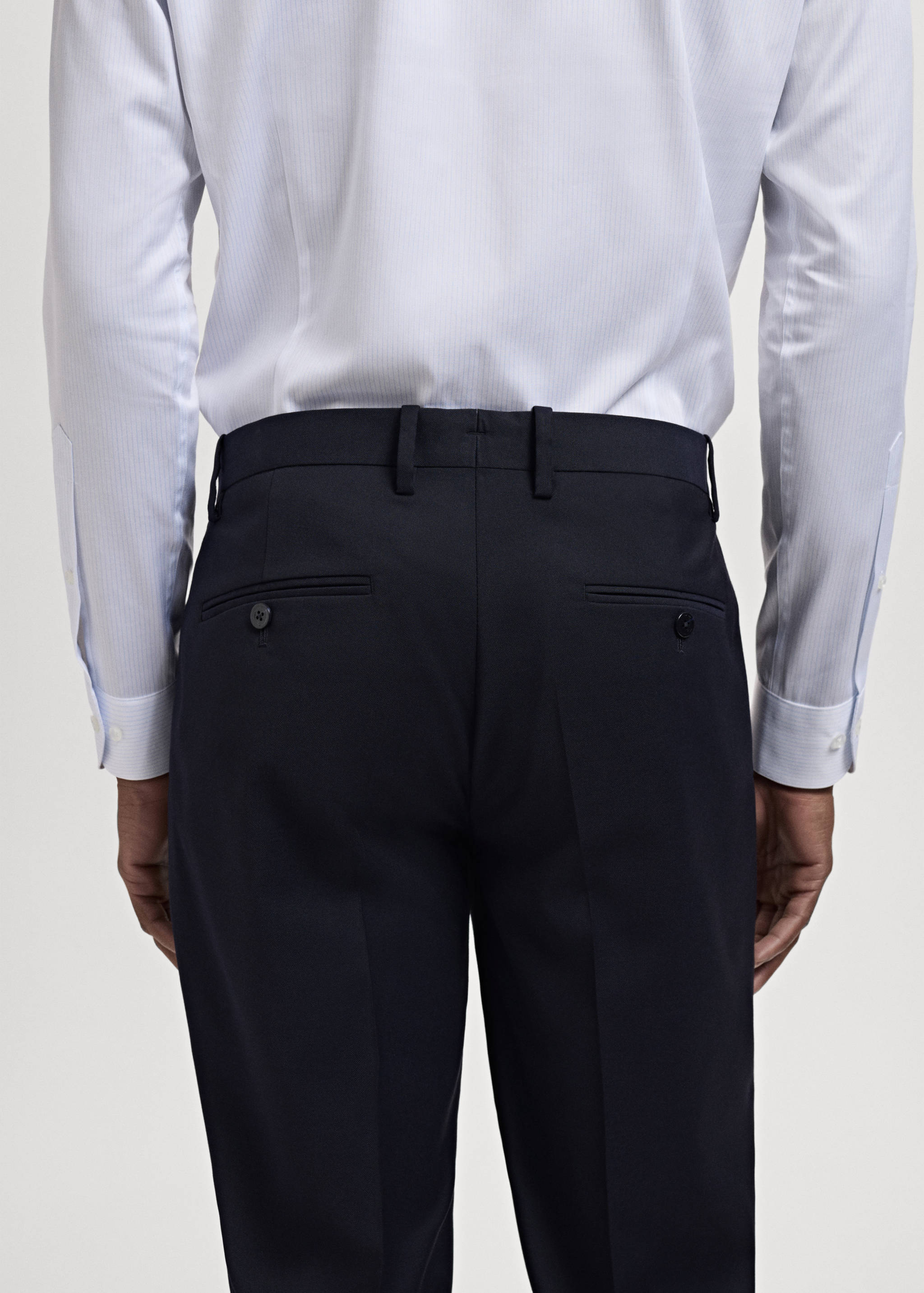 Milan slim-fit suit trousers - Details of the article 6